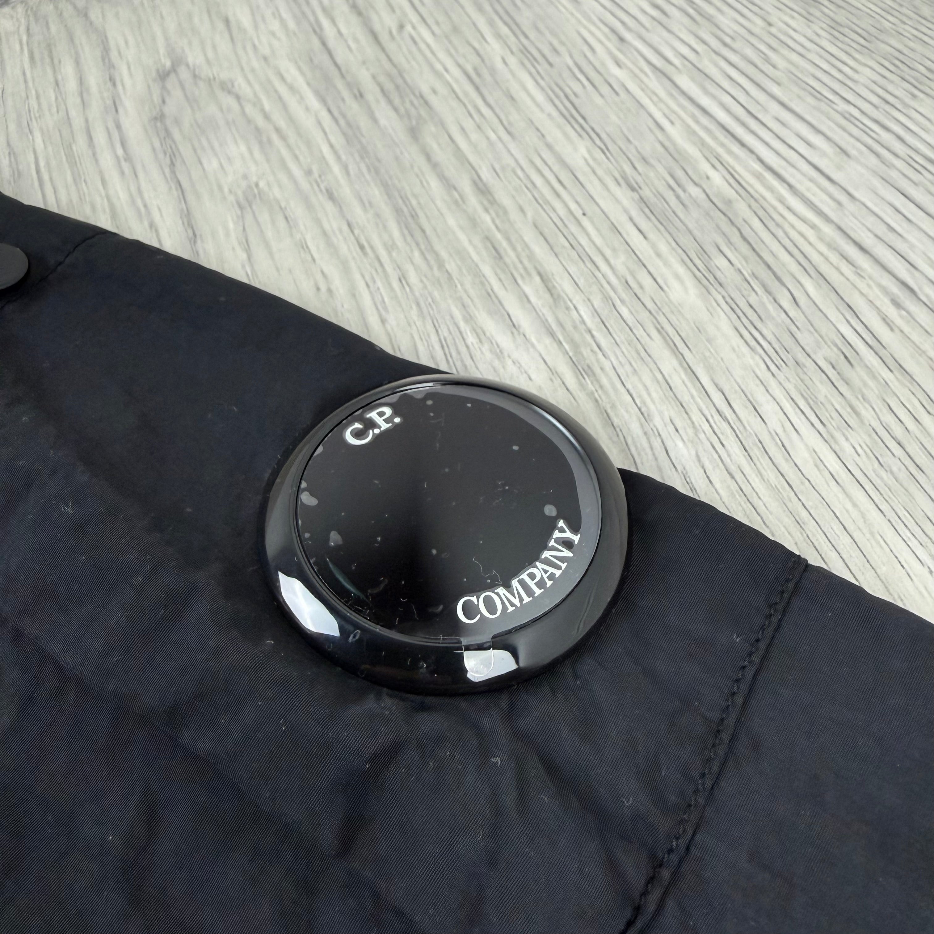 CP Company 'Flatt Nylon' Overshirt - Black
