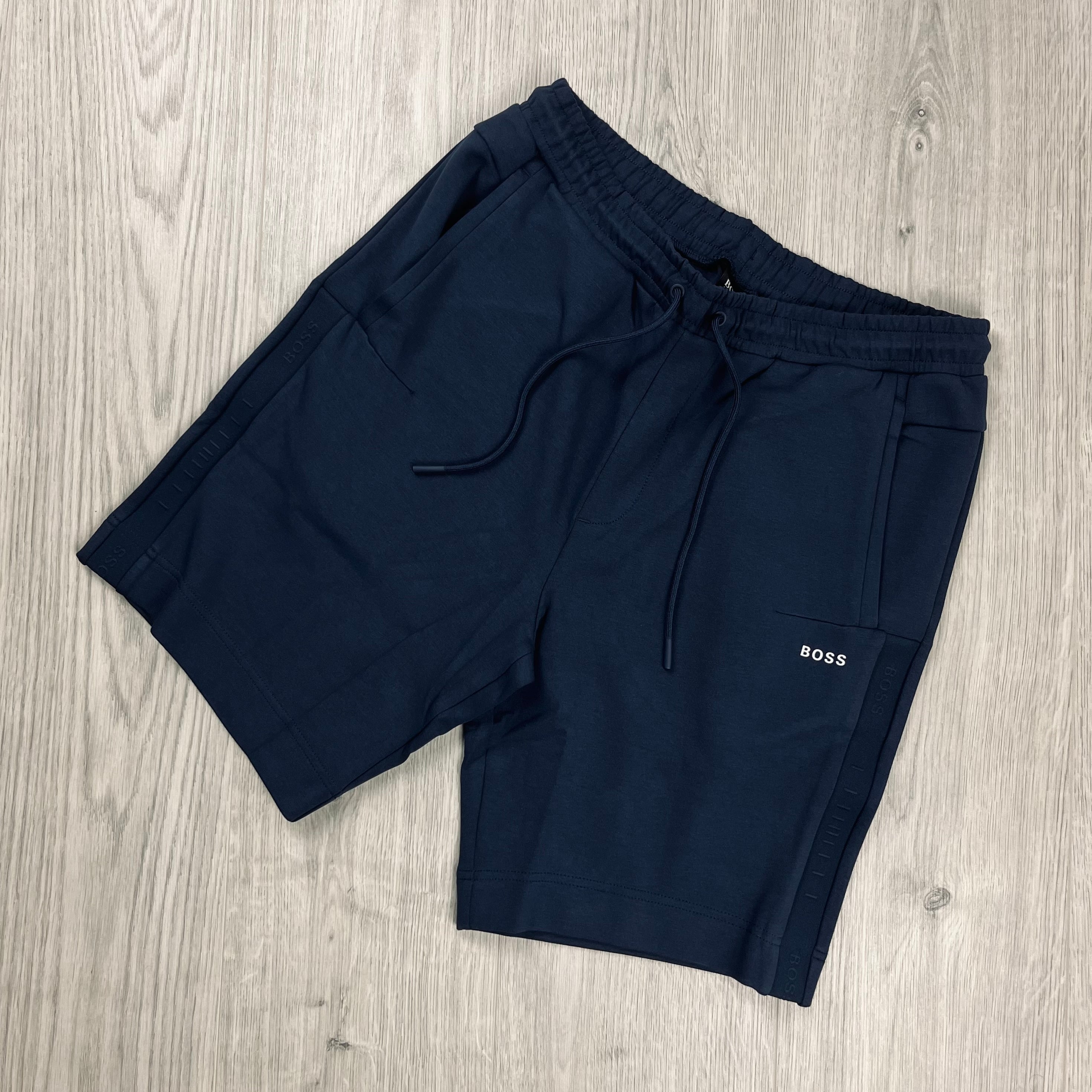 Hugo Boss Jersey Shorts - Navy