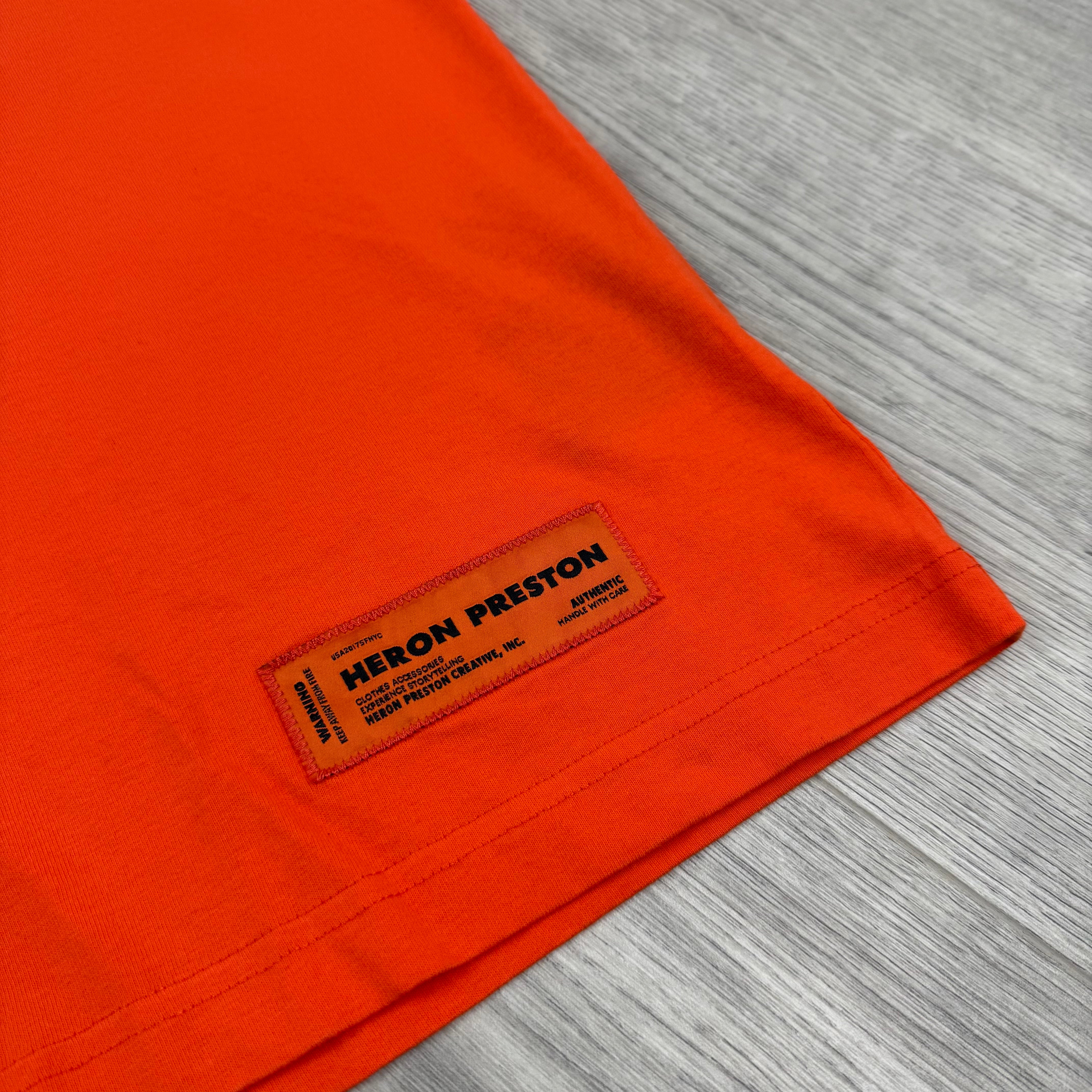 Heron Preston Initials T-Shirt - Orange