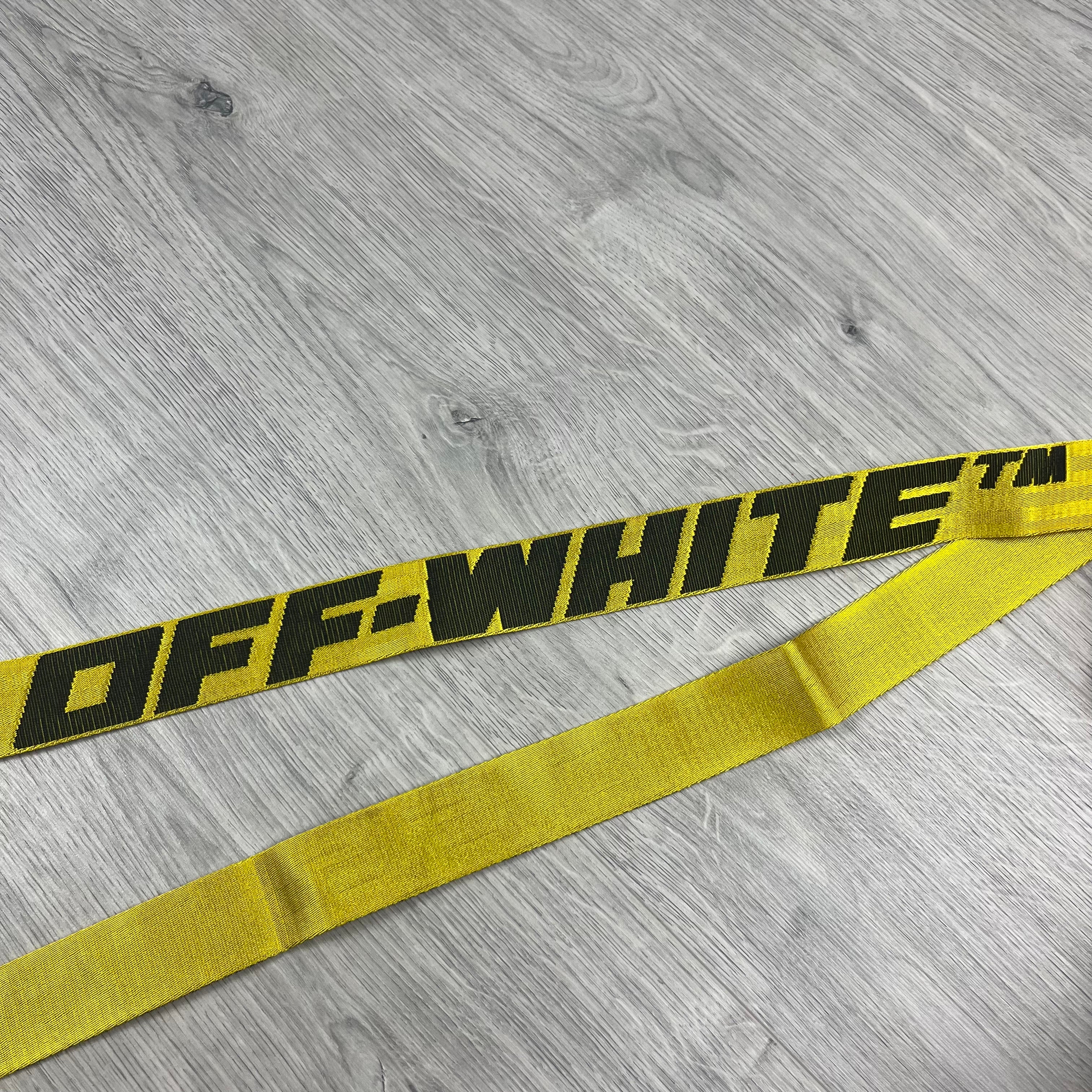 Off-White Industrial Belt - Yellow