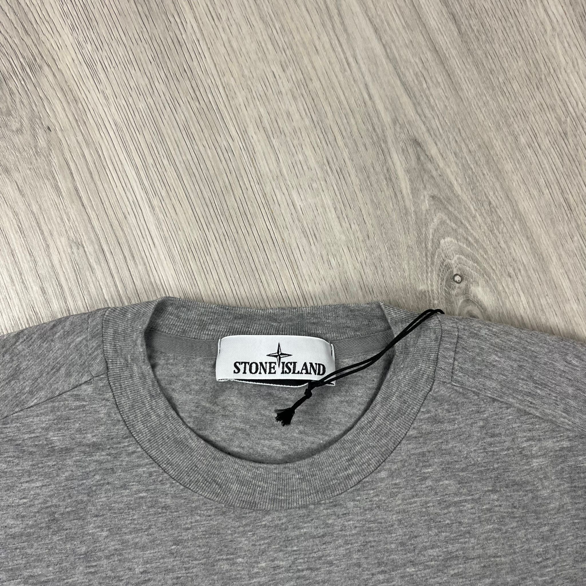 Stone Island Patch T-Shirt - Grey