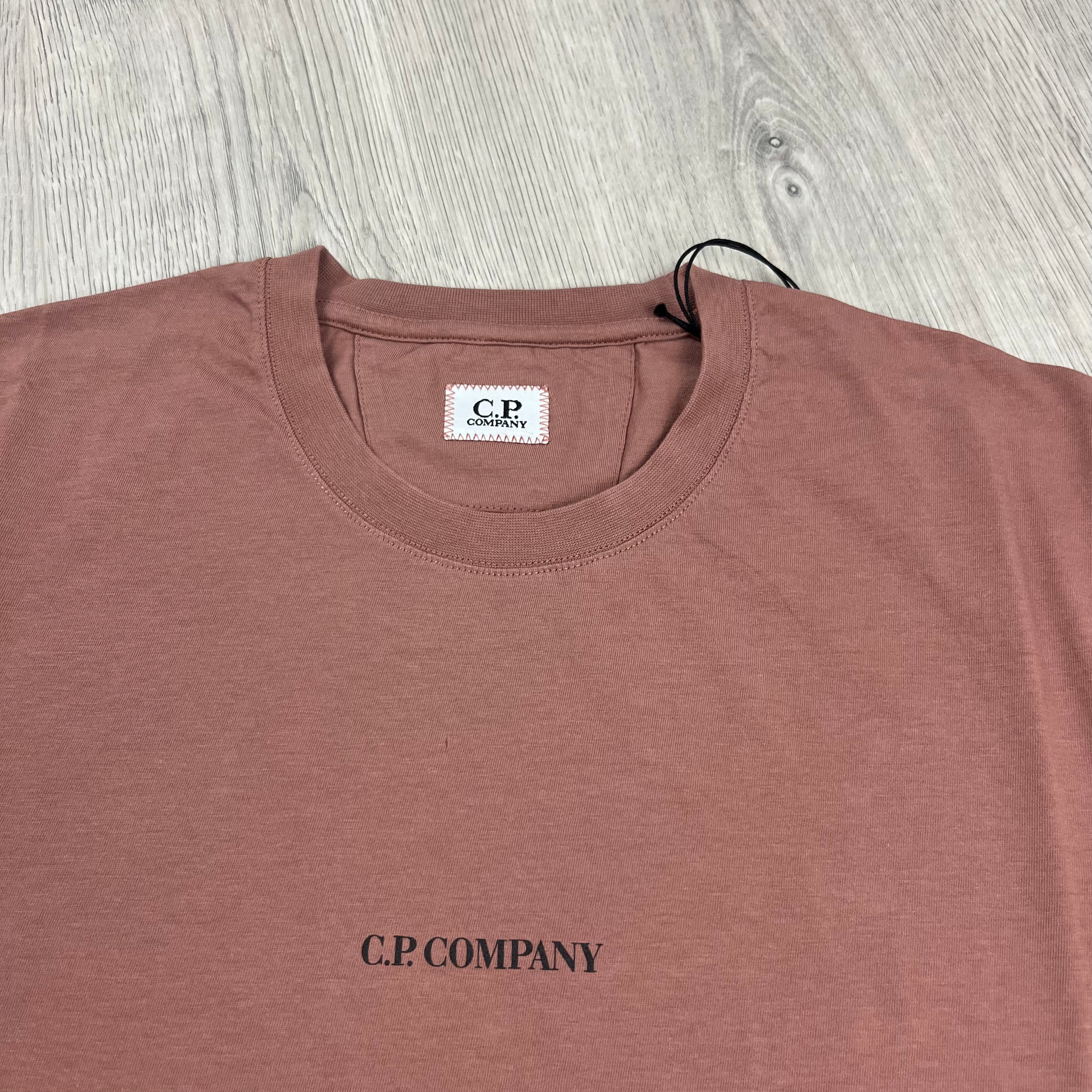 CP Company Printed T-Shirt - Cedar Wood