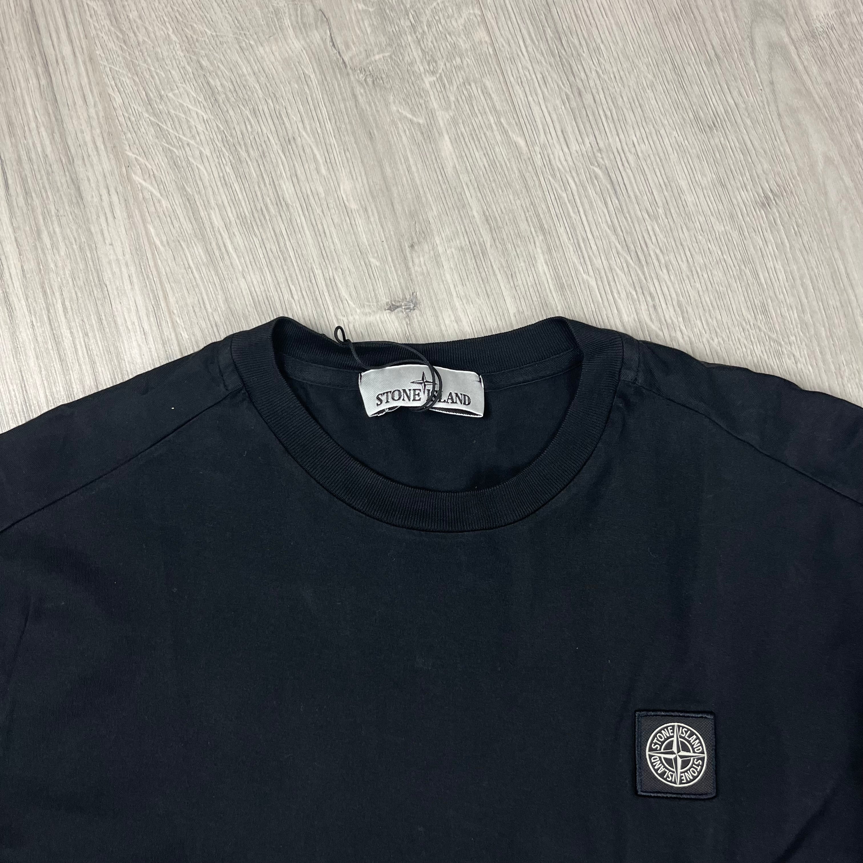 Stone Island Long Sleeve T-Shirt - Black