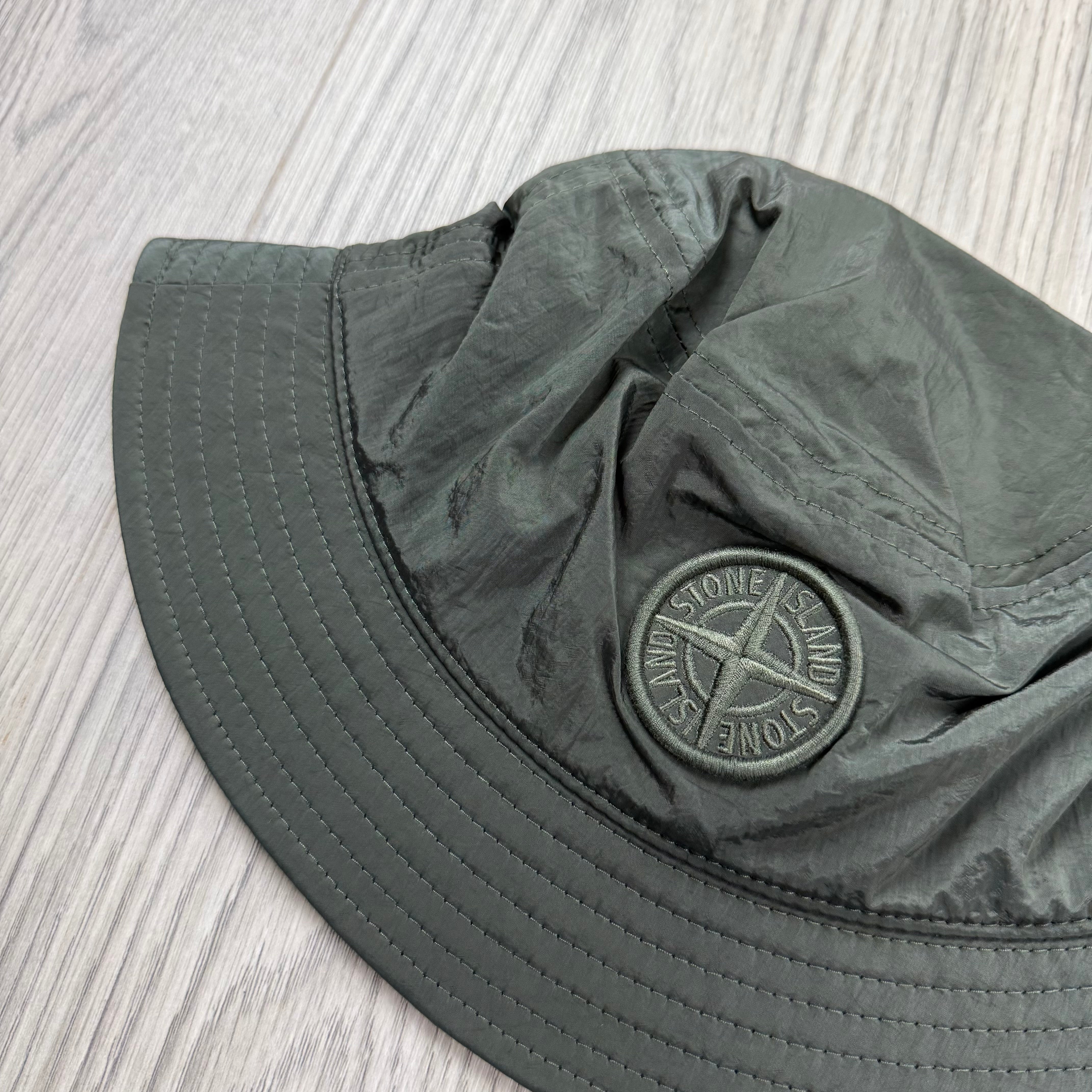 Stone Island Junior Bucket Hat - Military