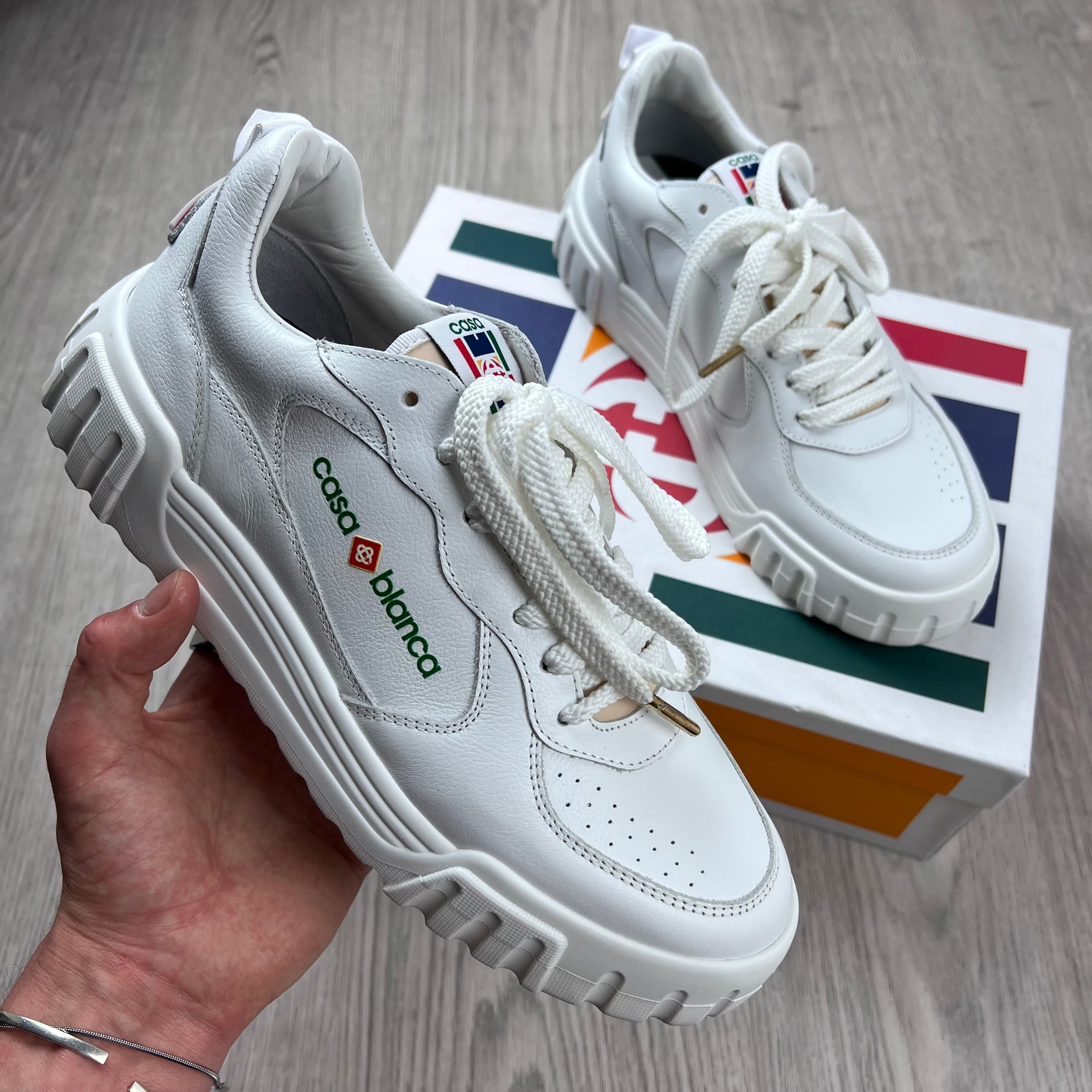 Casablanca Court Sneaker - White