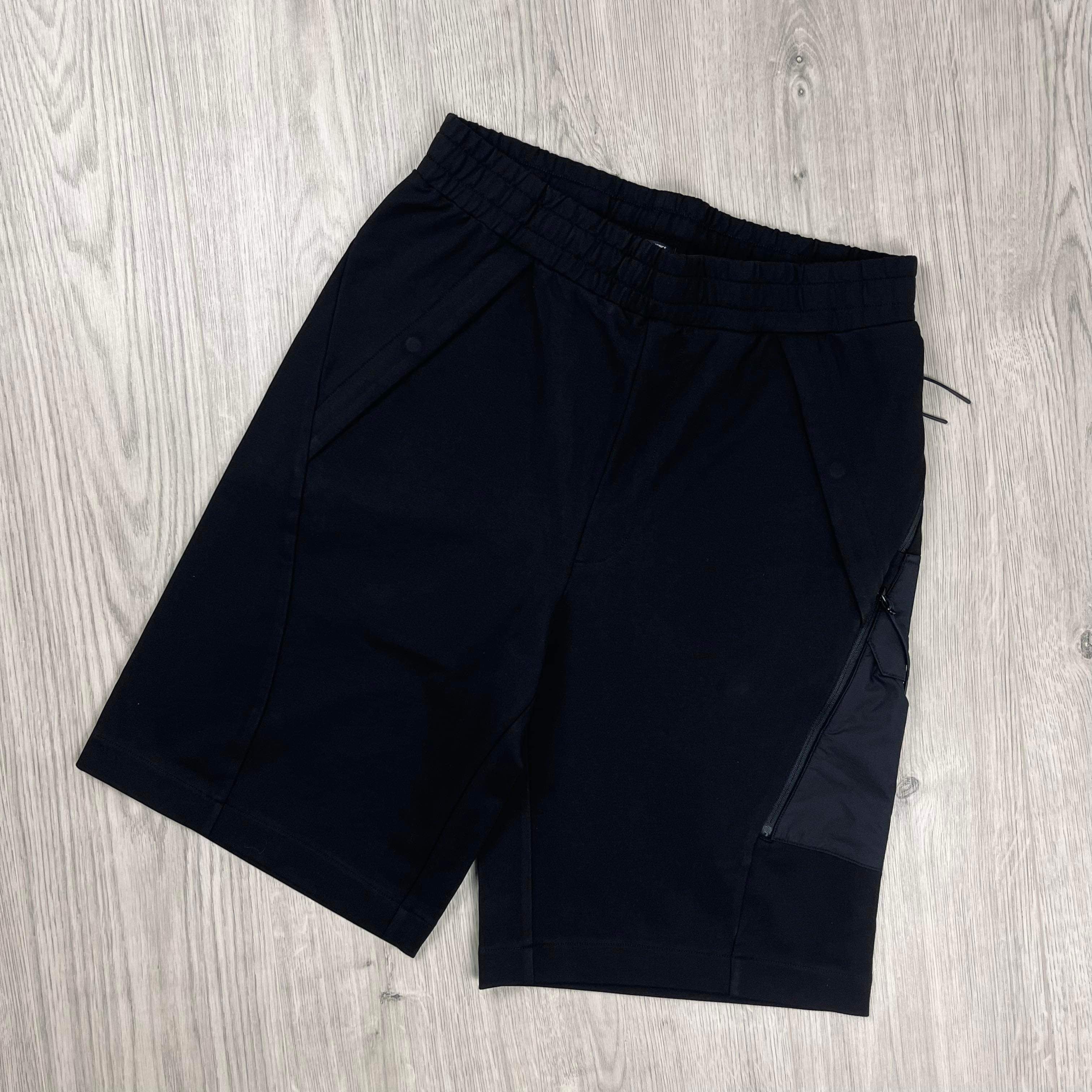 CP Company Metropolis Jersey Shorts - Black