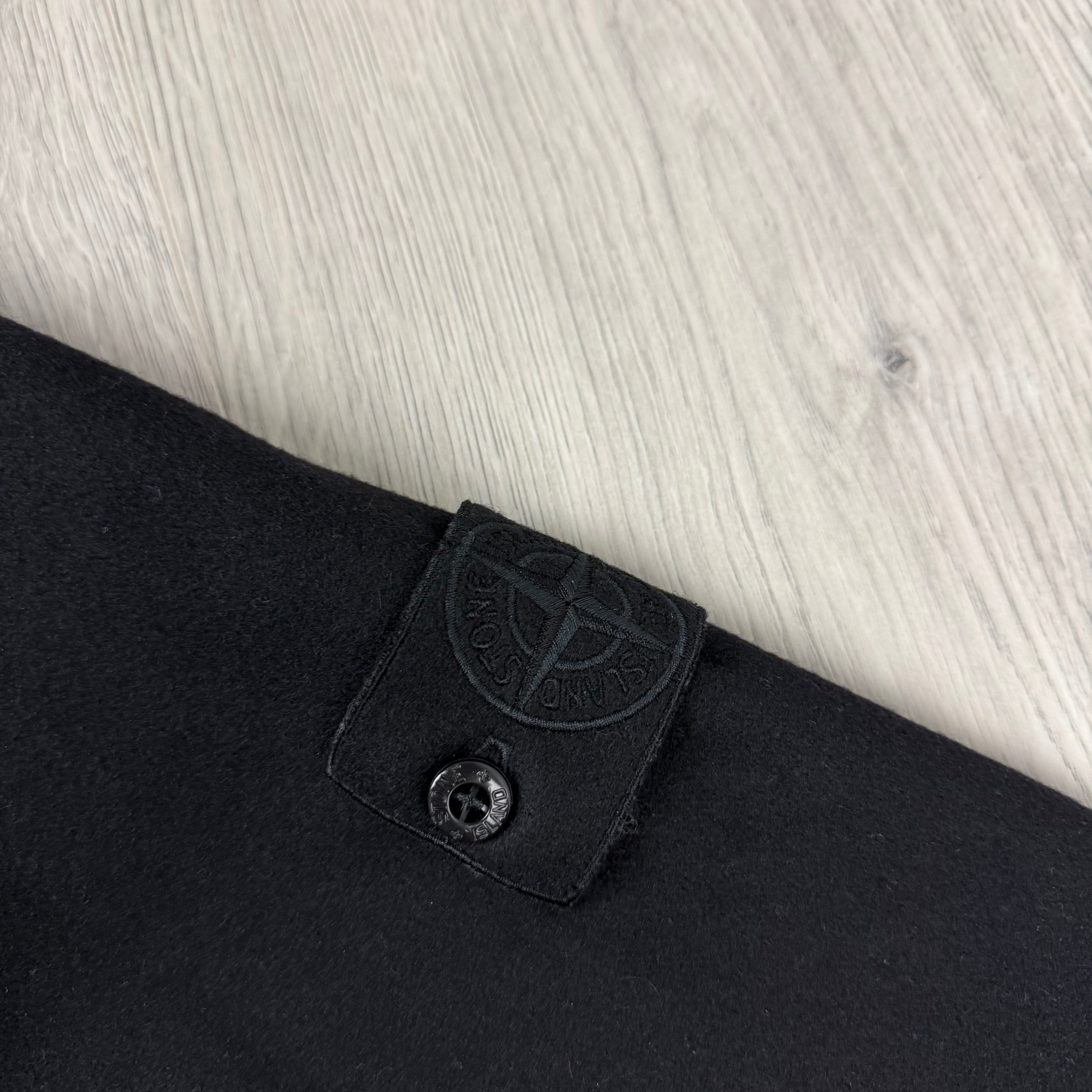 Stone Island Ghost Wool Overshirt - Black