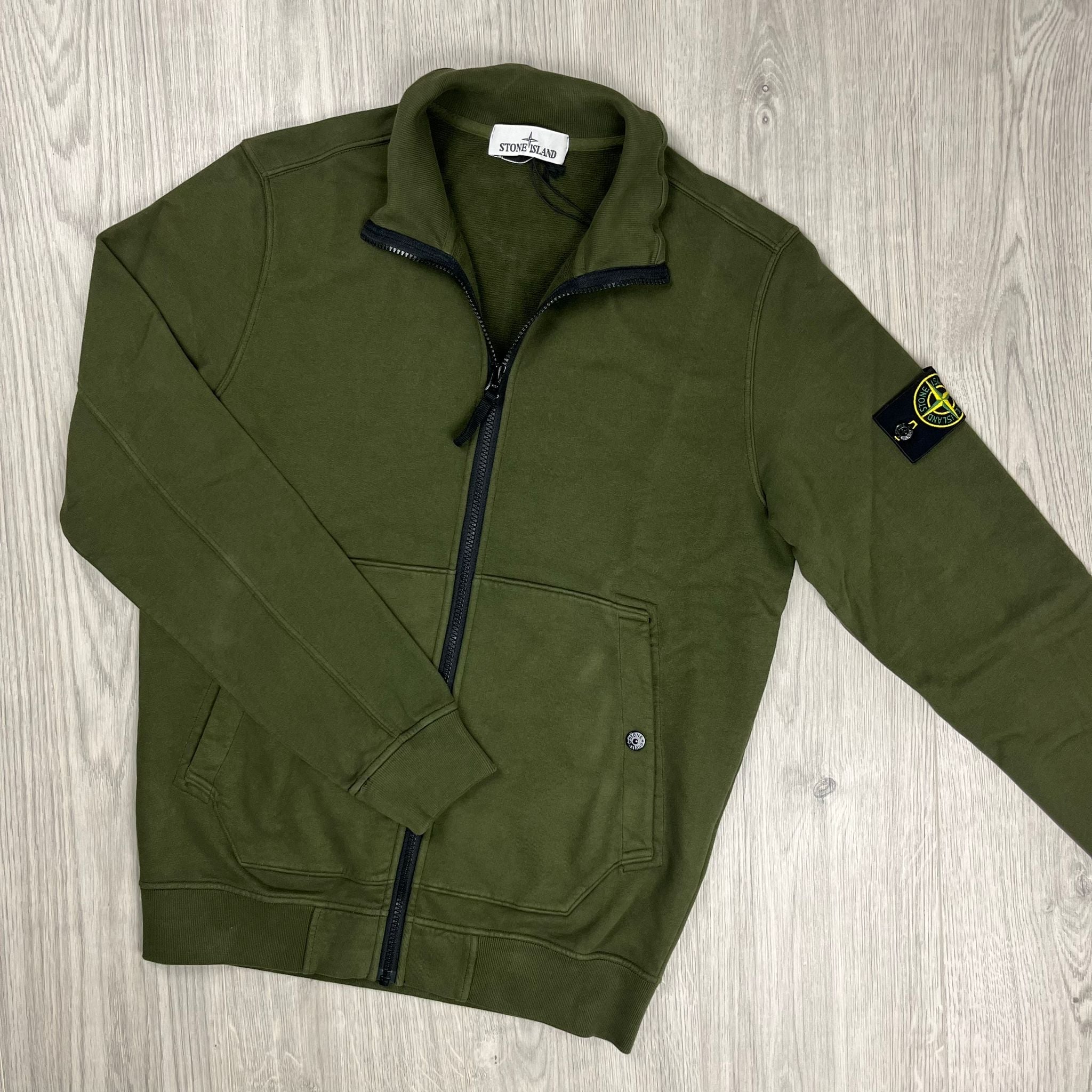 Stone Island Zip Fleece - Olive