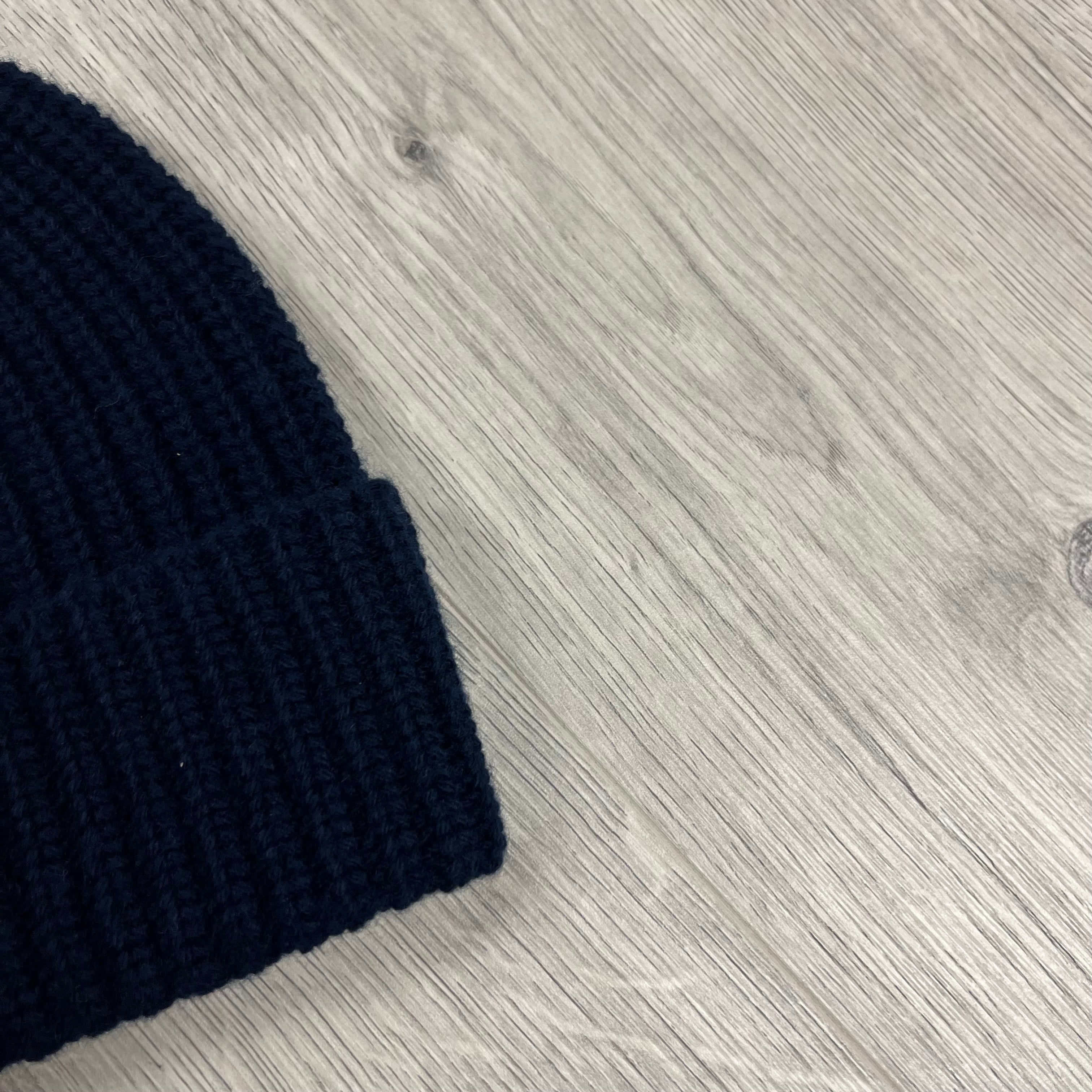 Stone Island Wool Beanie in Sage Green. On sale at Open Attire.