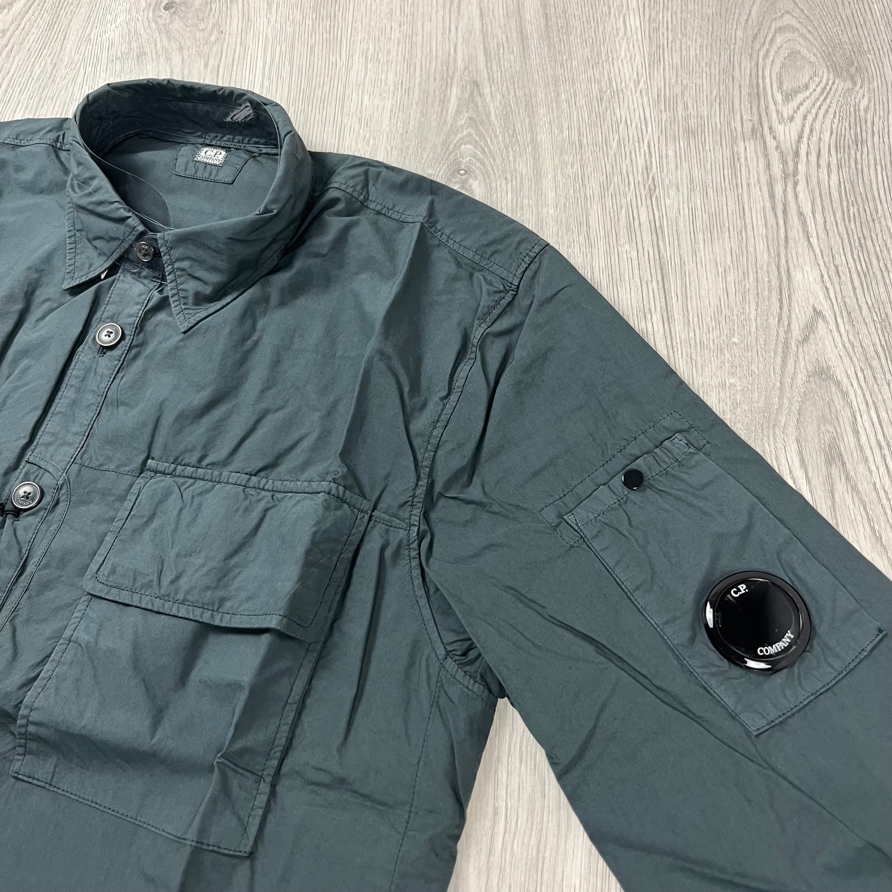 CP Company Poplin Overshirt - Grey