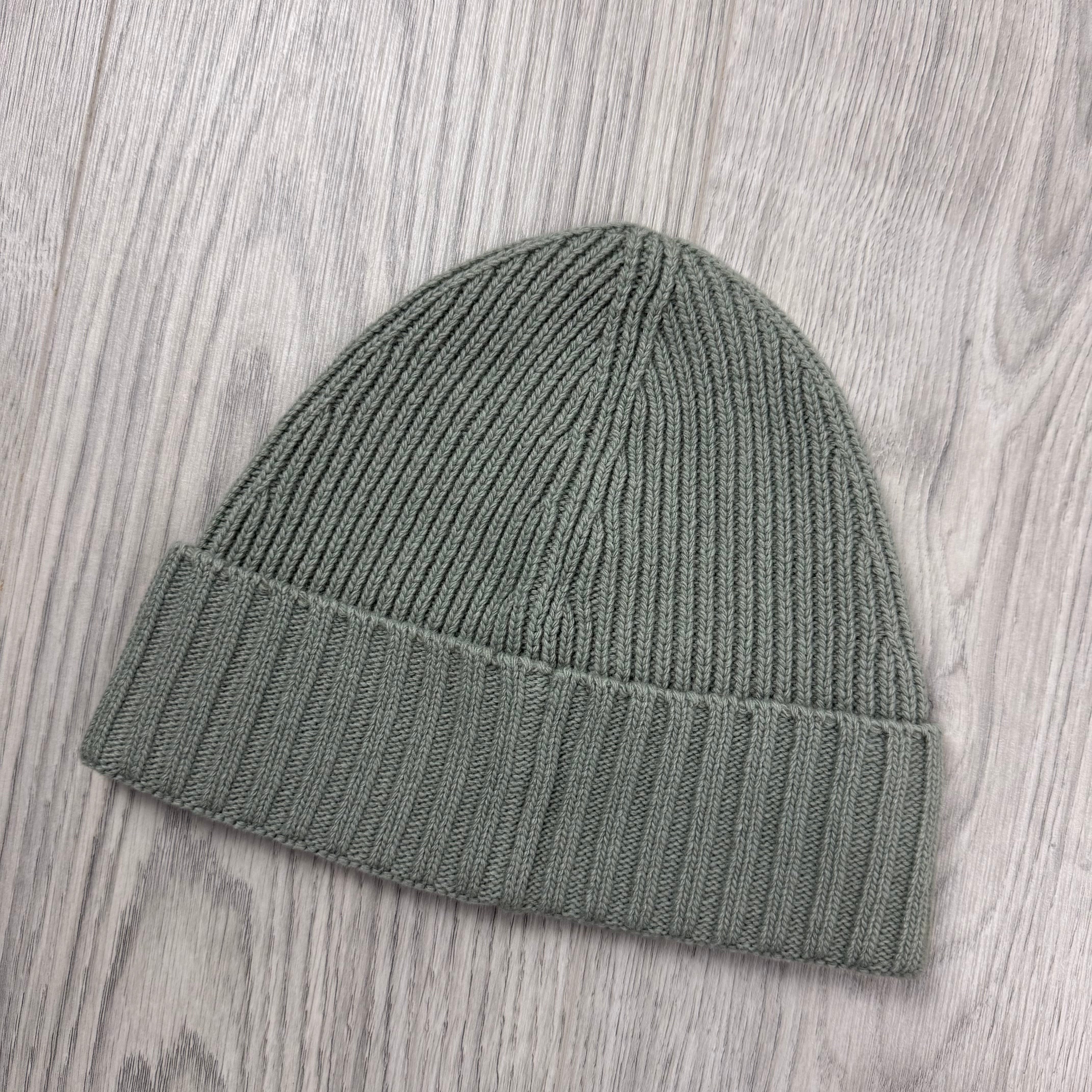 Stone Island Junior Knit Beanie - Sage
