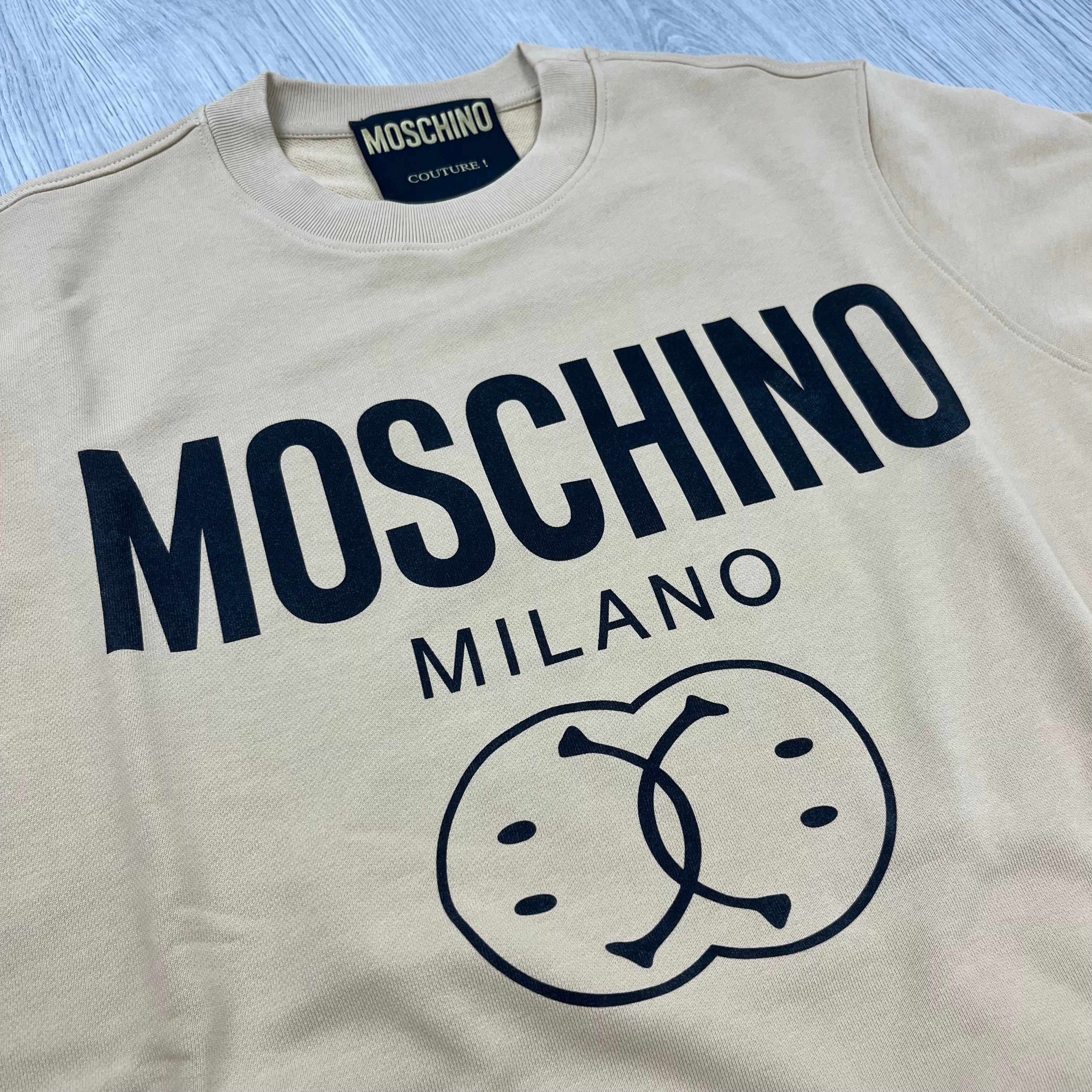 Moschino Smiley Sweatshirt - Beige