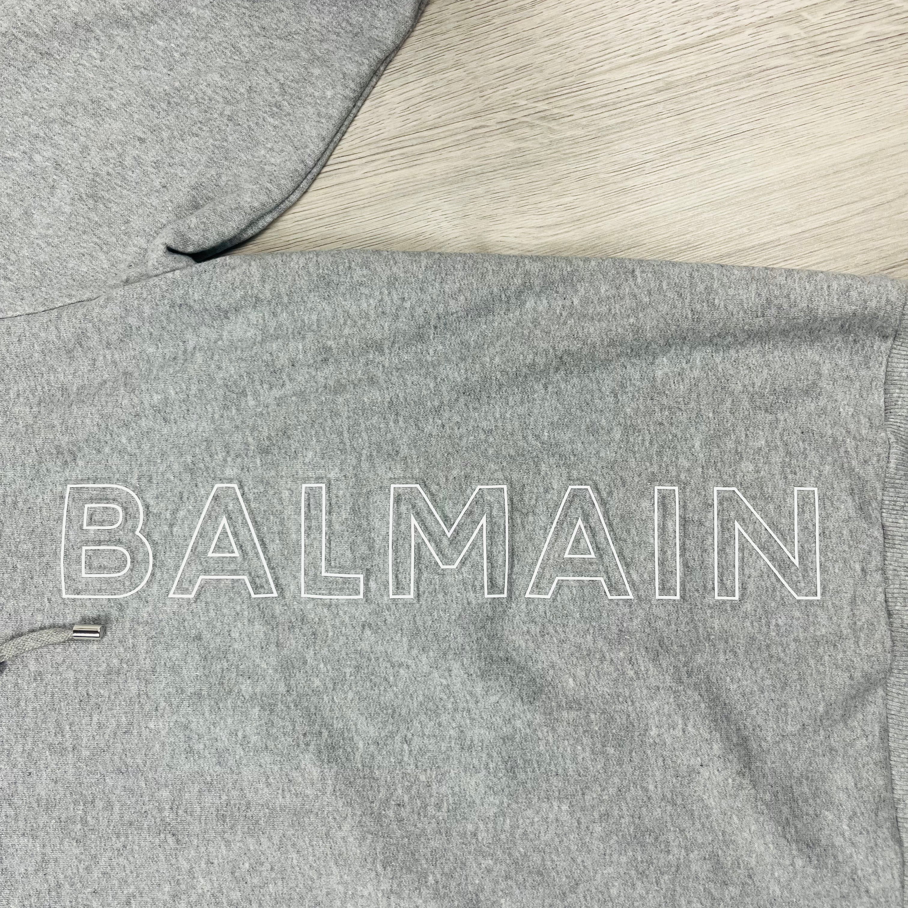 Balmain Embossed Hoodie