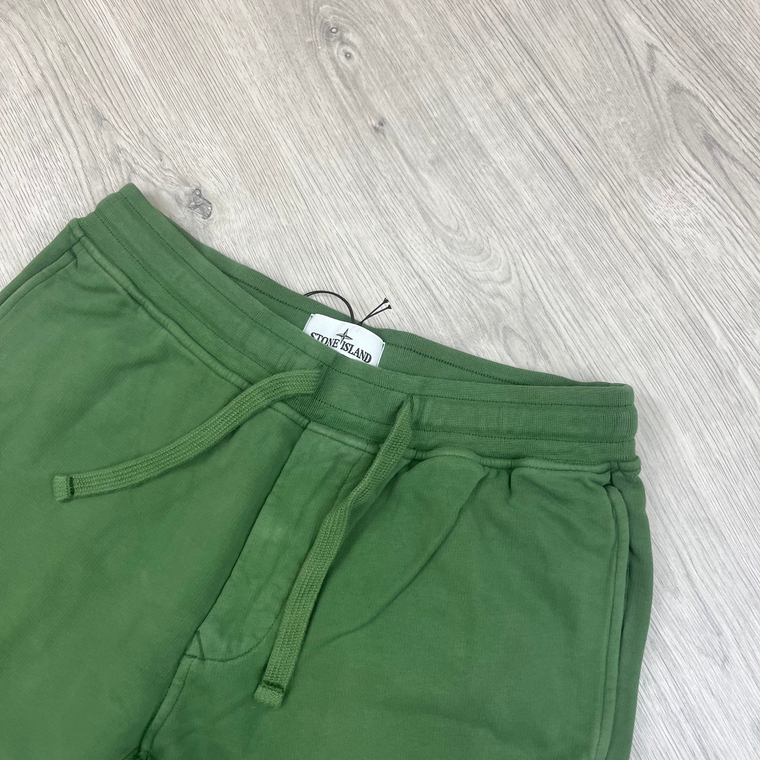 Stone Island Dyed Sweatpants - Olive