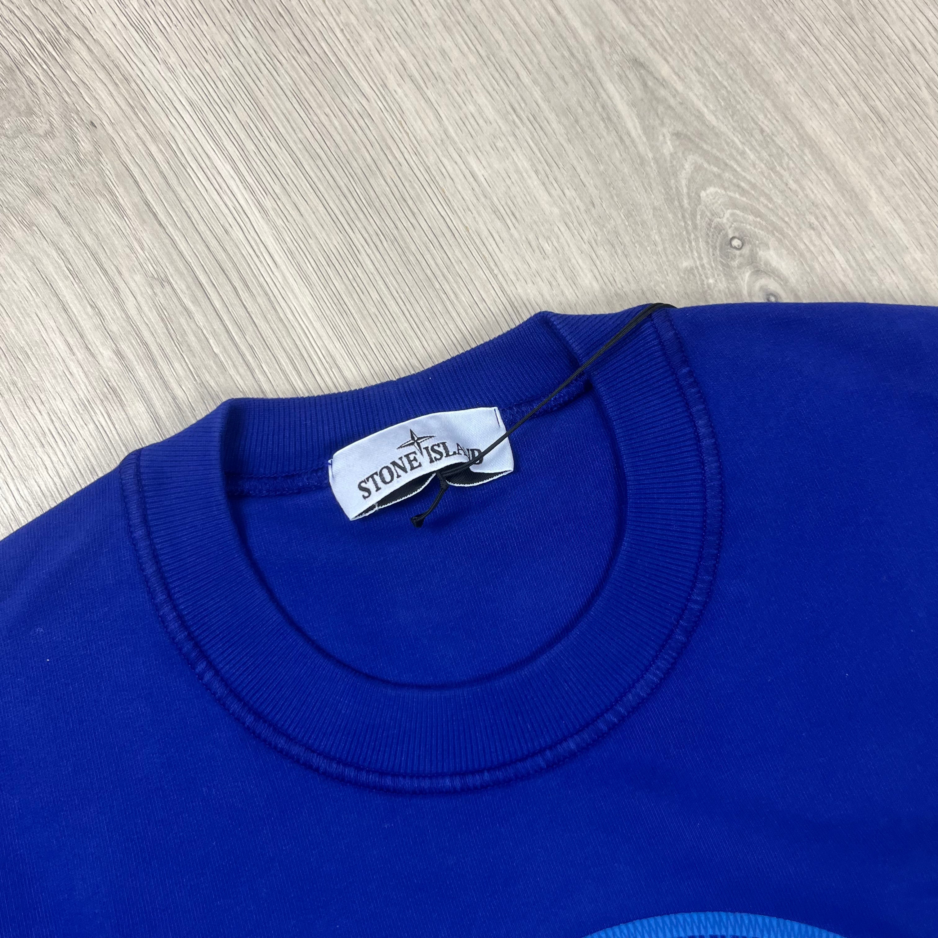 Stone Island Embroidered Sweatshirt - Blue