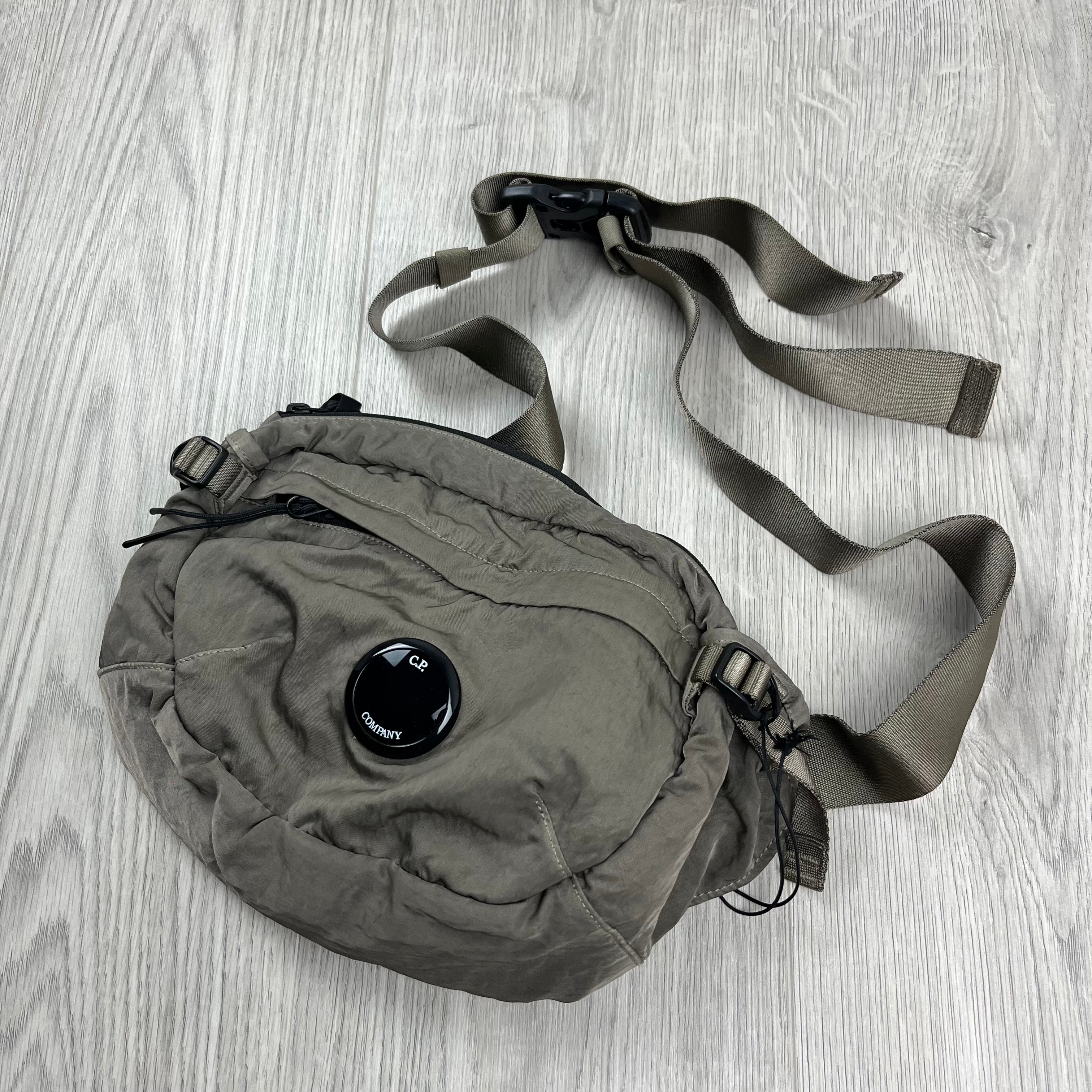 CP Company Zip Chrome Bag - Walnut