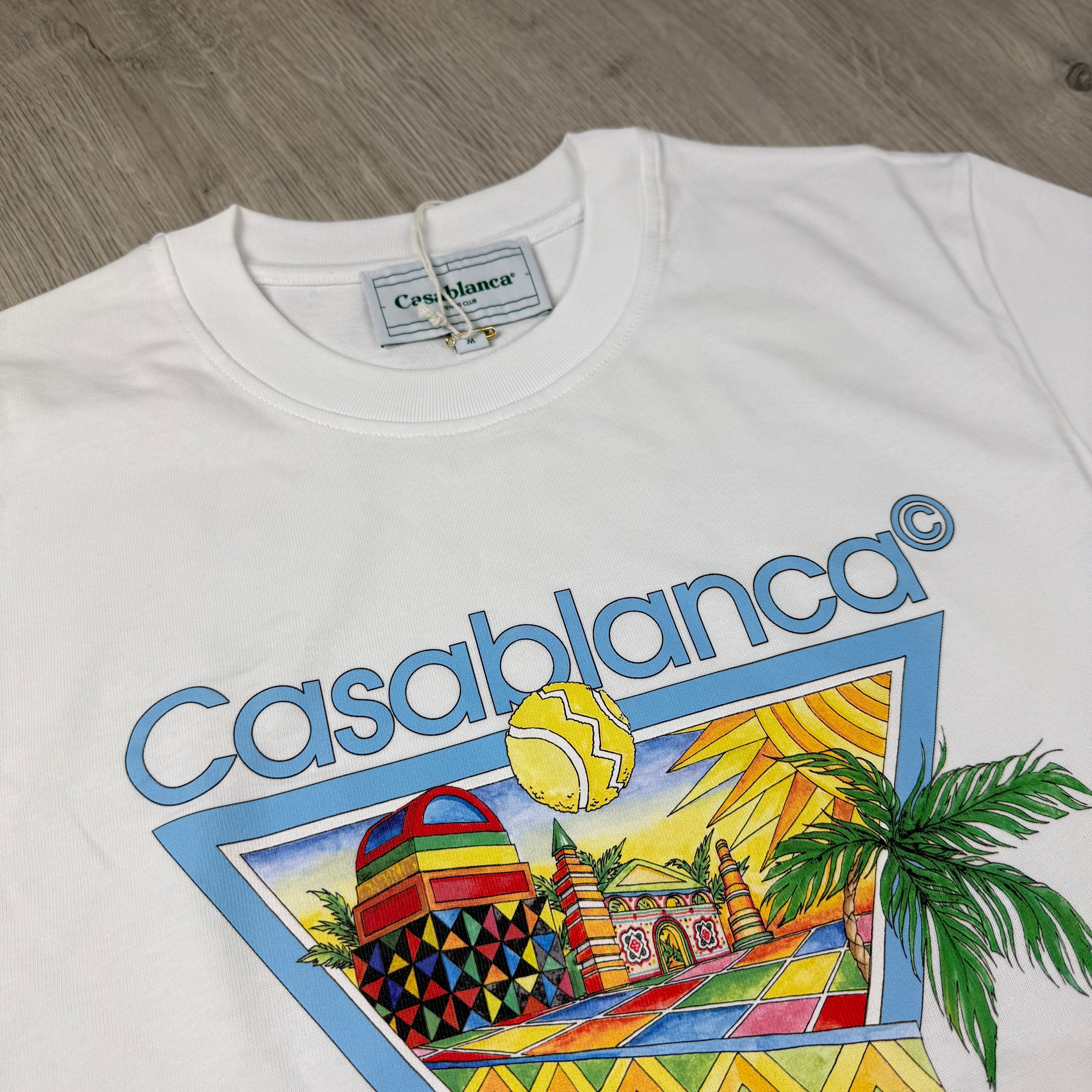 Casablanca 'Tennis Club' T-Shirt - White