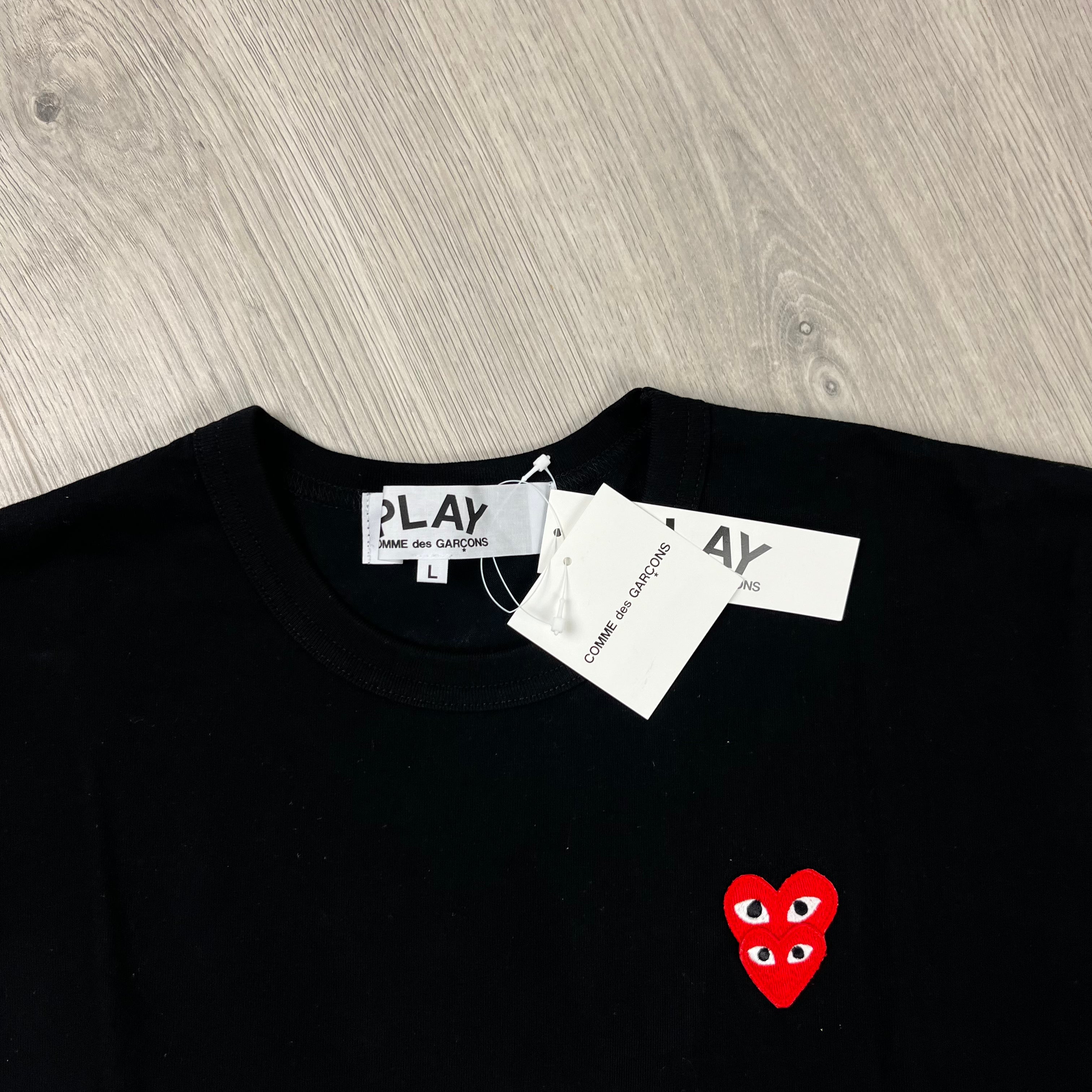 Comme des Garçons PLAY T-Shirt - Black