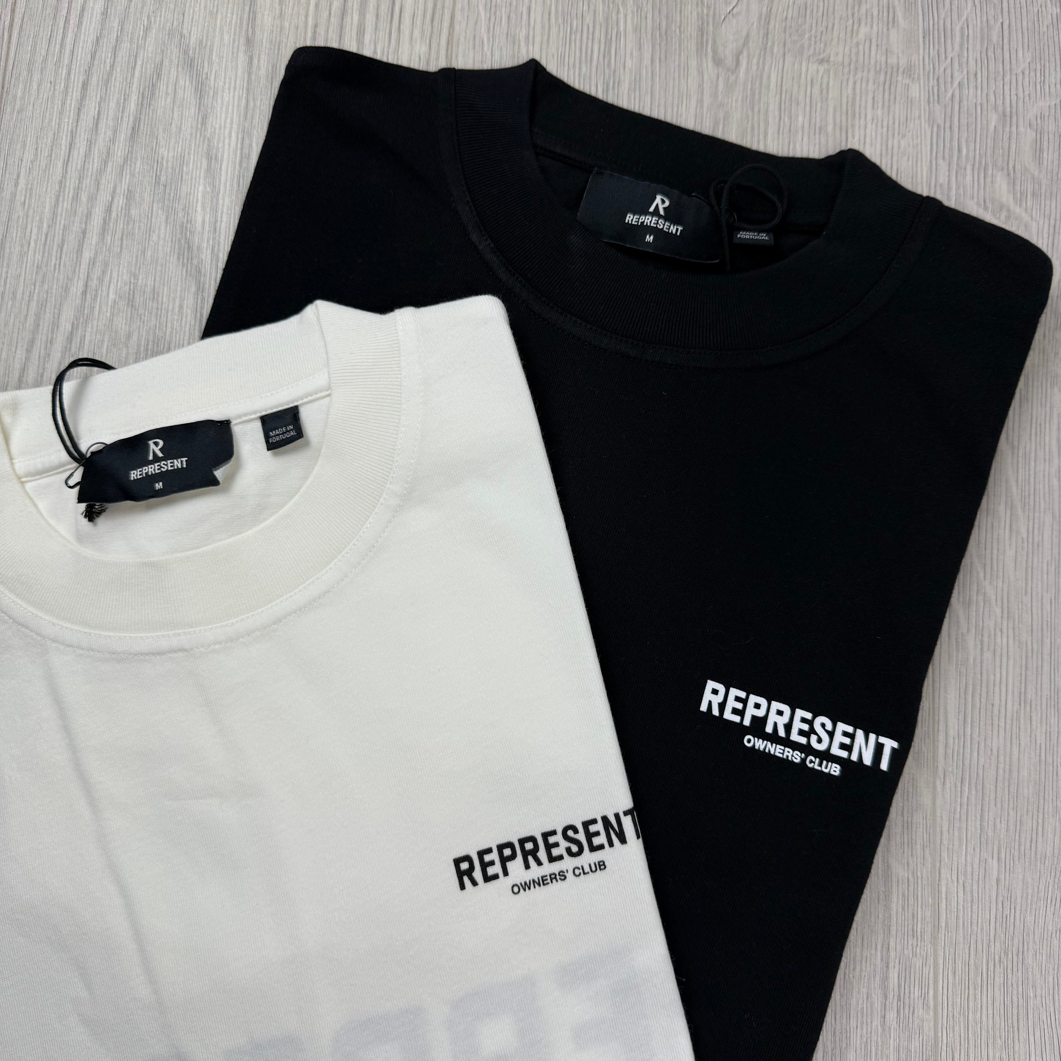 Represent 'Owners Club' T-Shirt Pack - Black/White