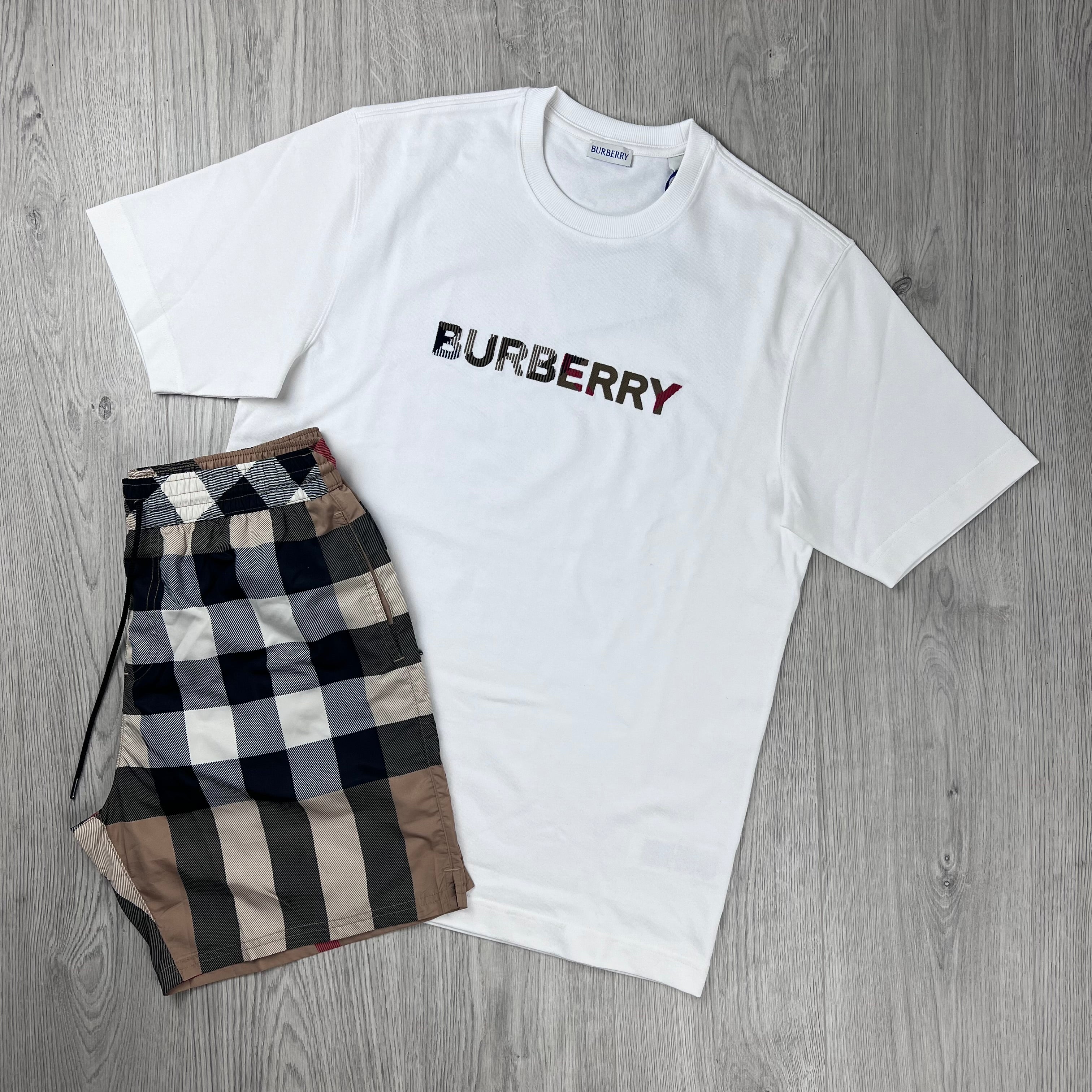 Burberry Holiday Set - White/Archive Beige