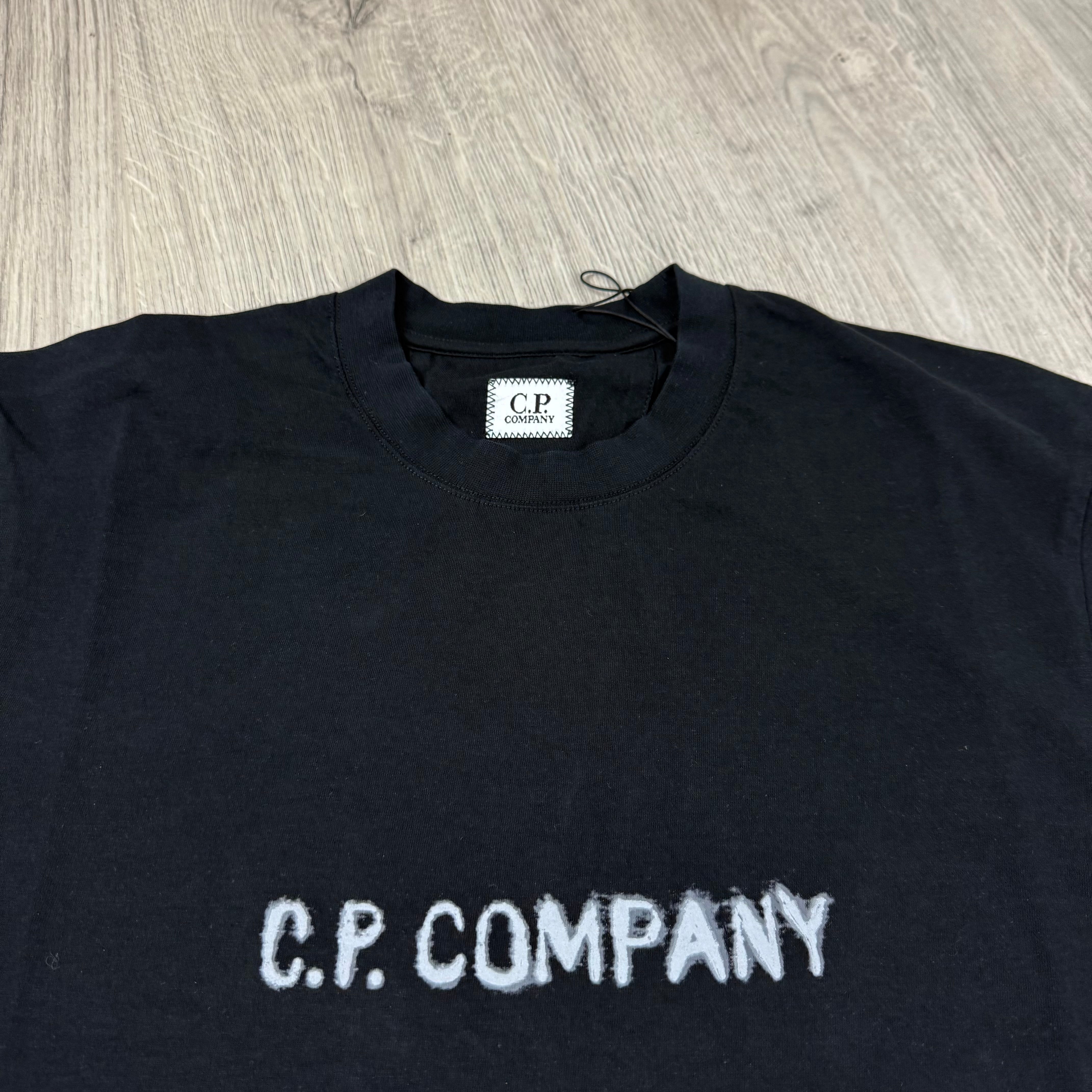 CP Company Printed T-Shirt - Black