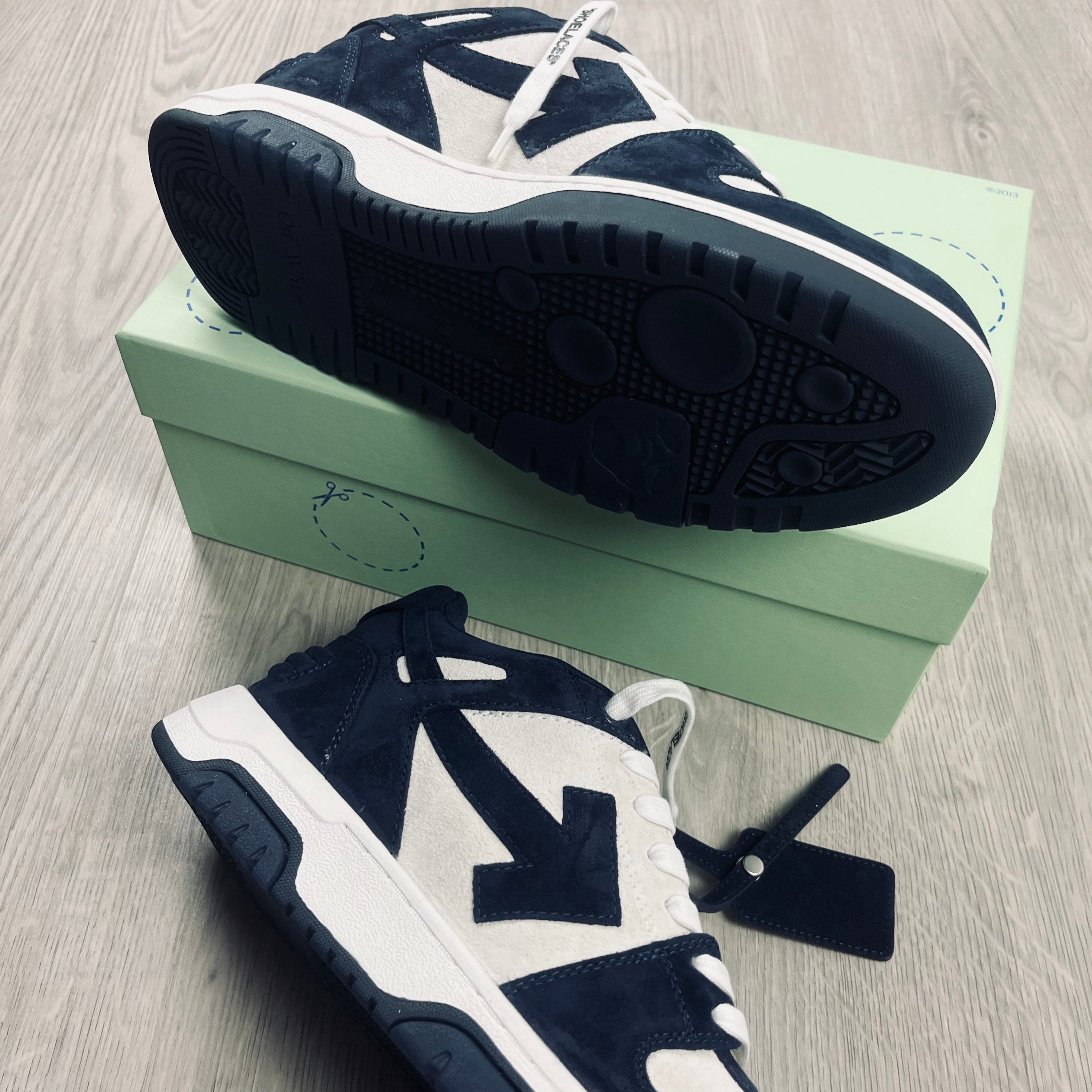 Off-White Out Of Office Sneakers - Navy