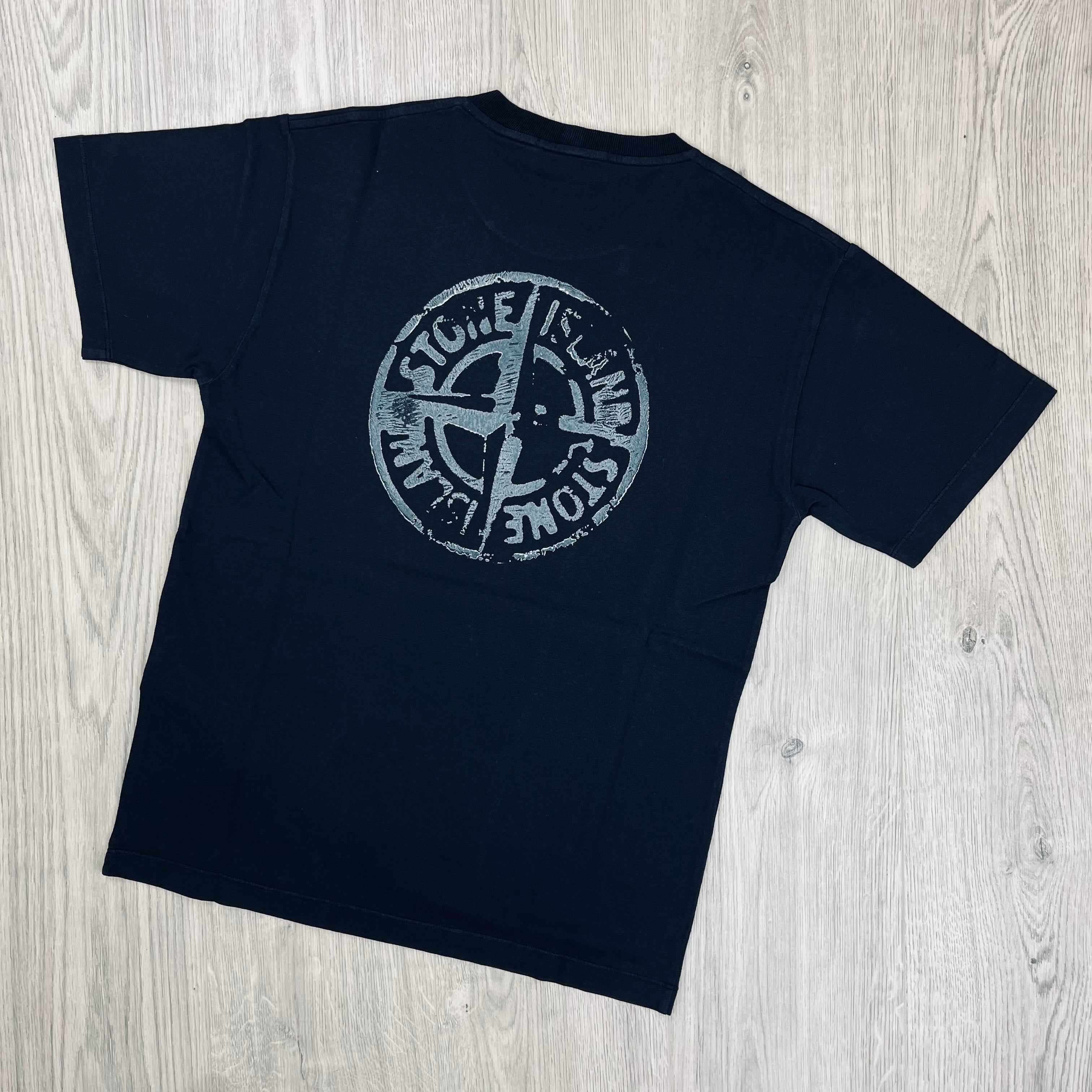 Stone Island Printed T-Shirt - Navy