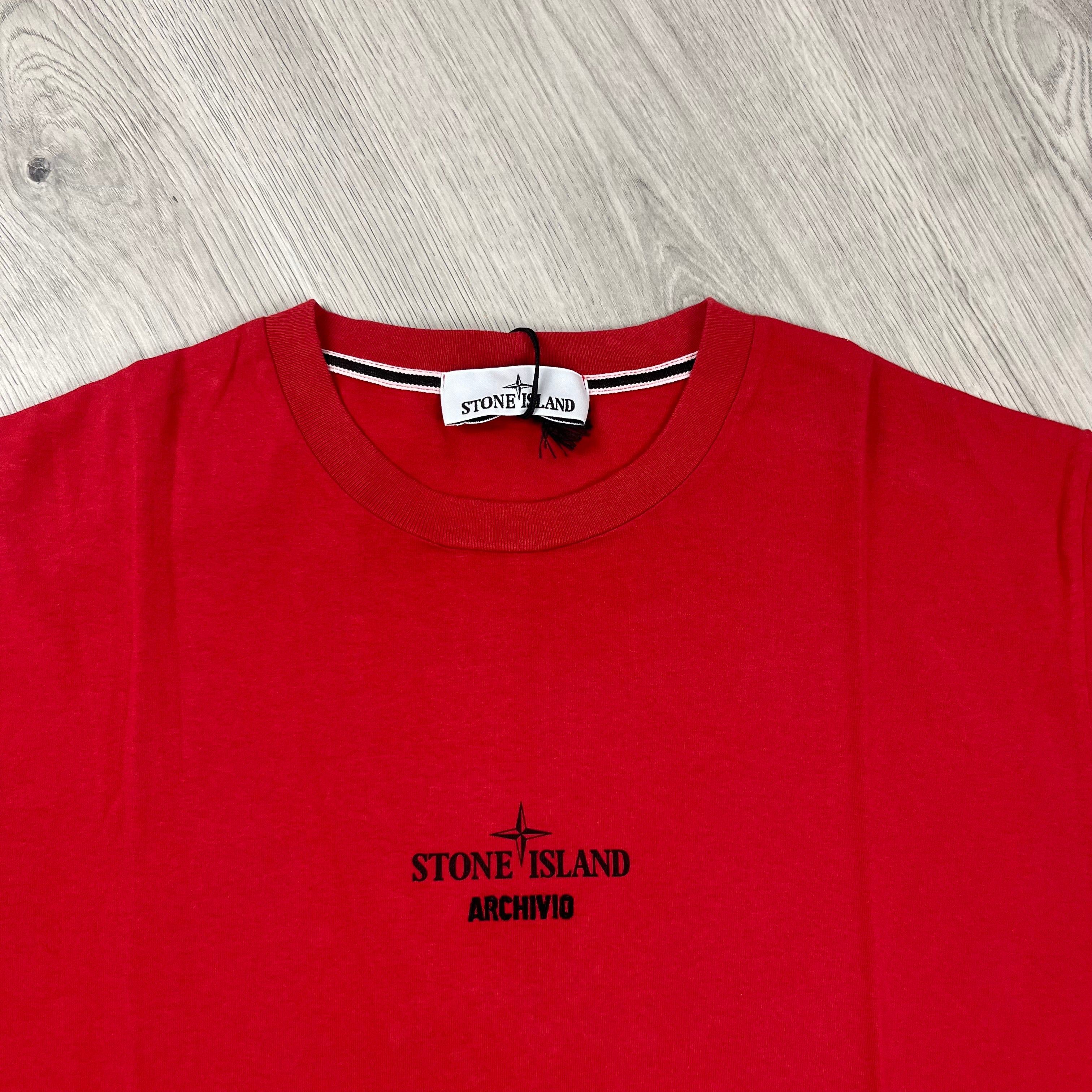 Stone Island Archivio T-Shirt - Red