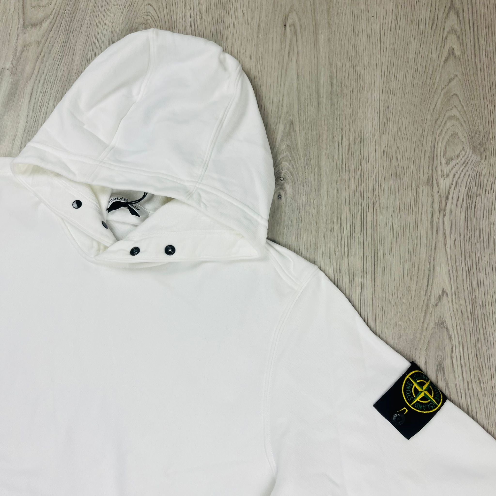 Stone Island Dyed Hoodie - White