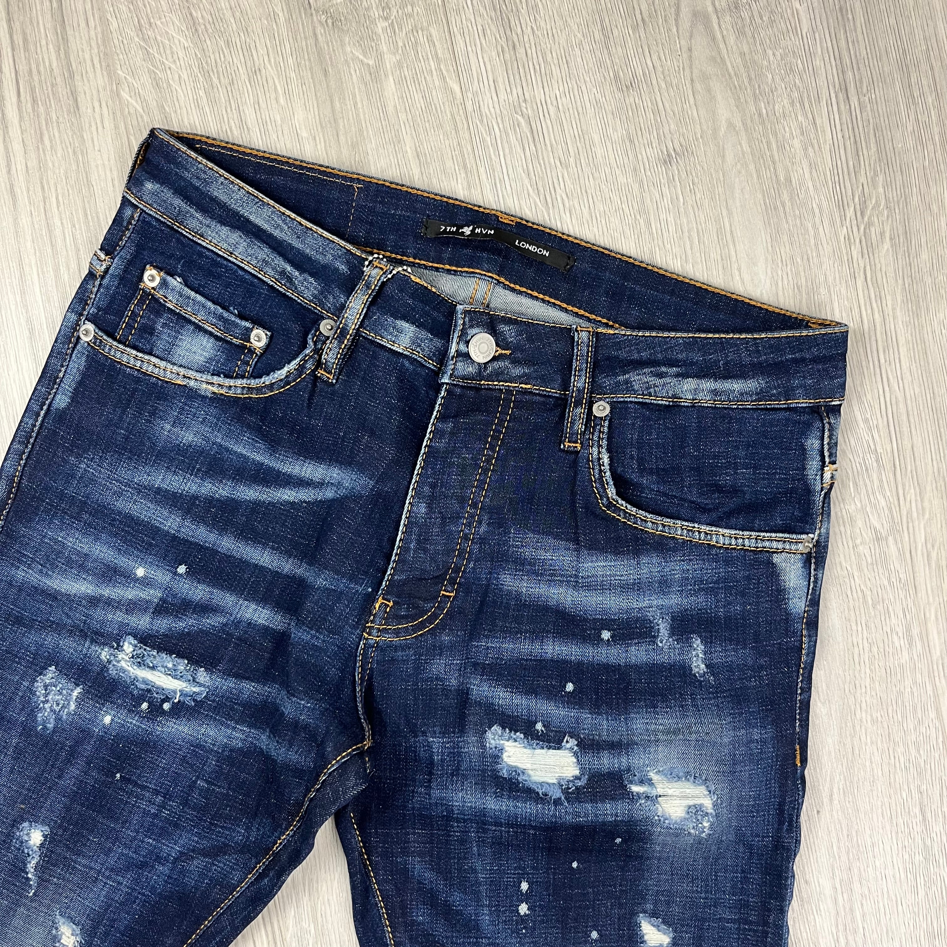 7TH HVN Slim Jeans - Blue