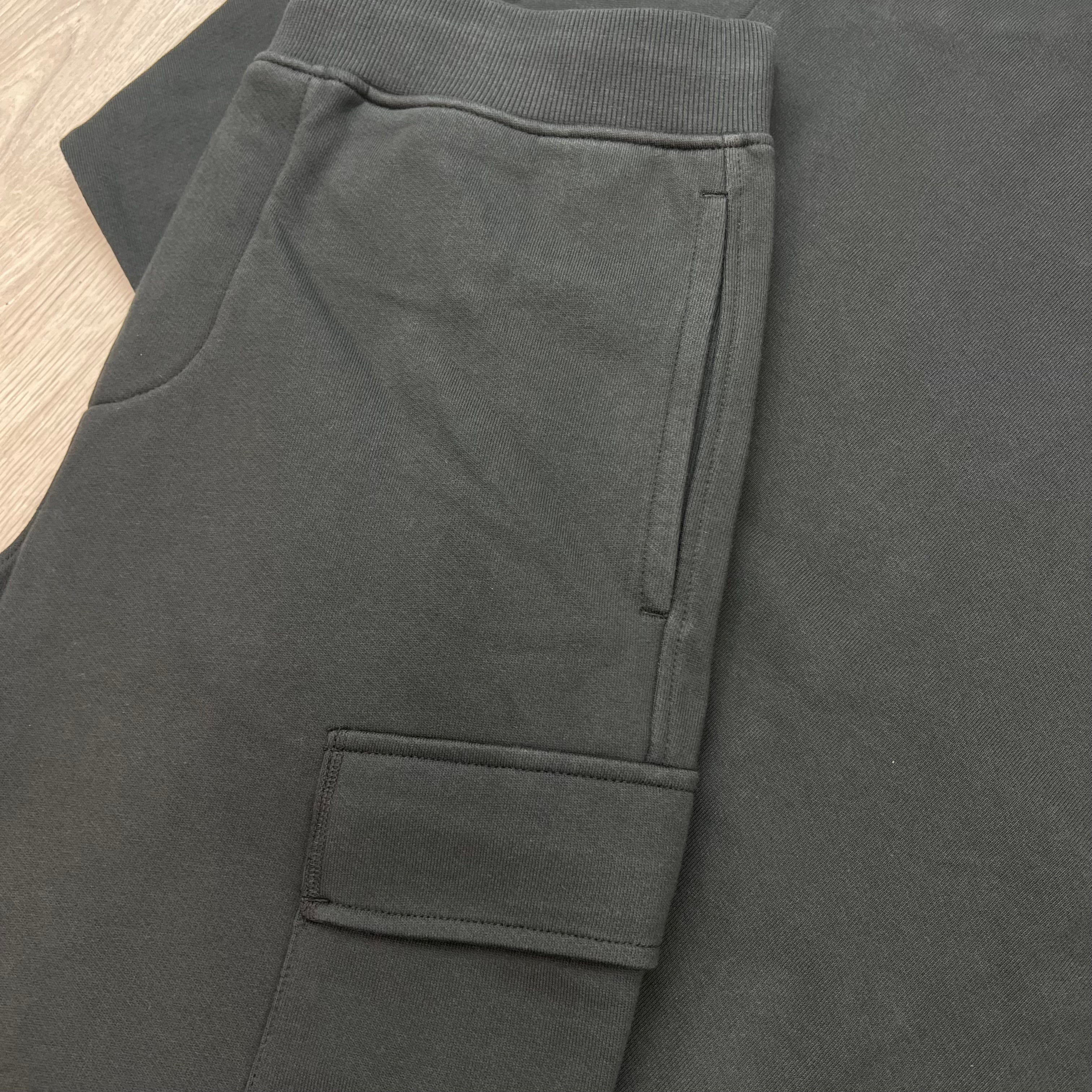 CP Company Raised Fleece Tracksuit - Raven