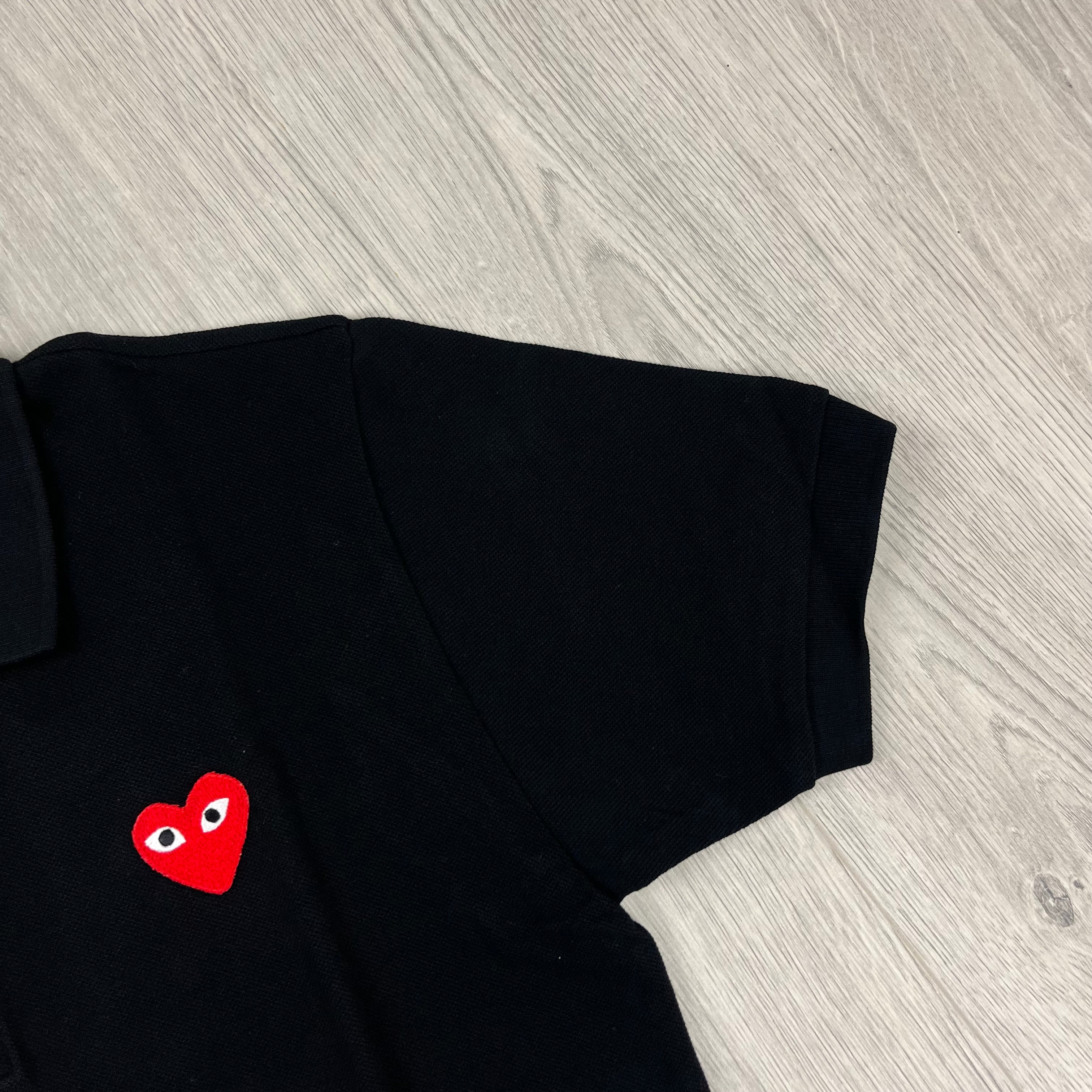 Comme des Garçons PLAY Polo Shirt - Black