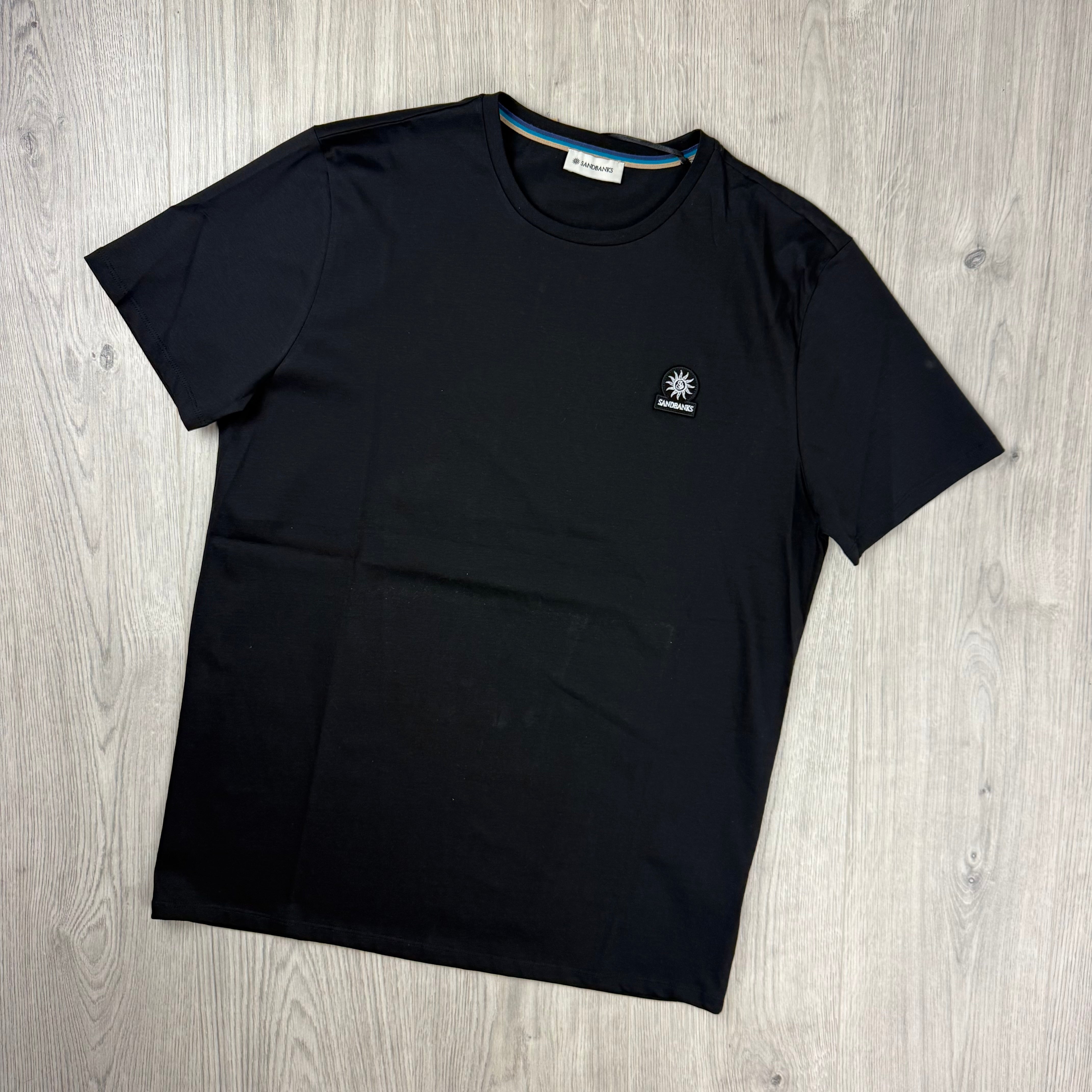 Sandbanks Badge Logo T-Shirt - Black