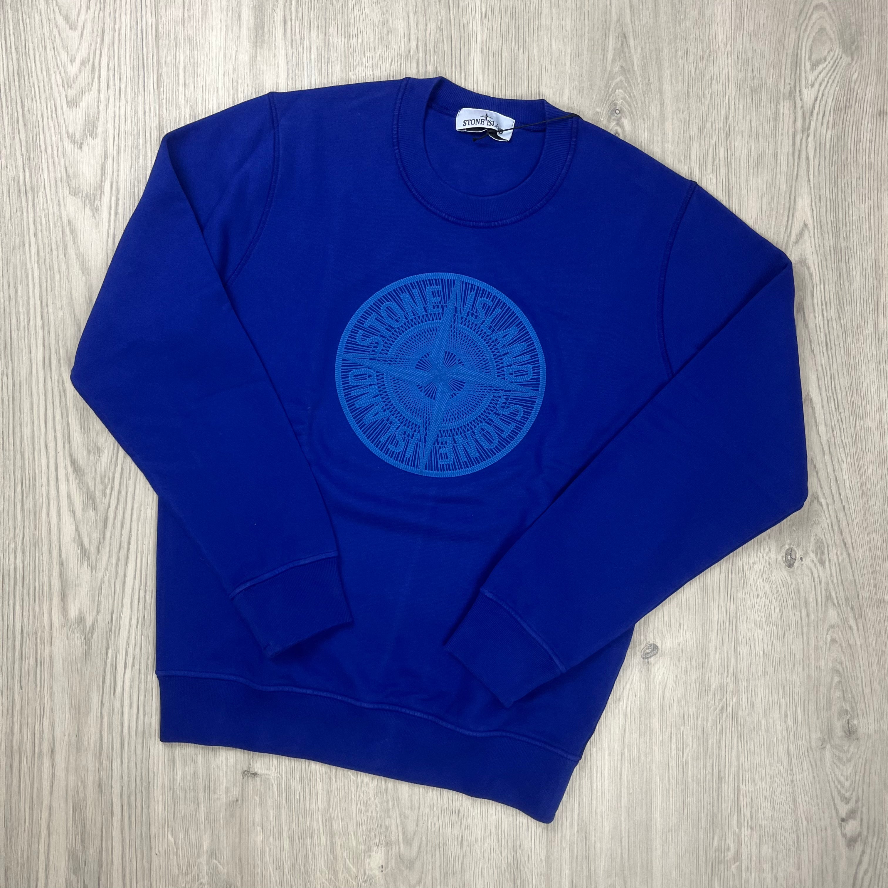 Stone Island Embroidered Sweatshirt - Blue