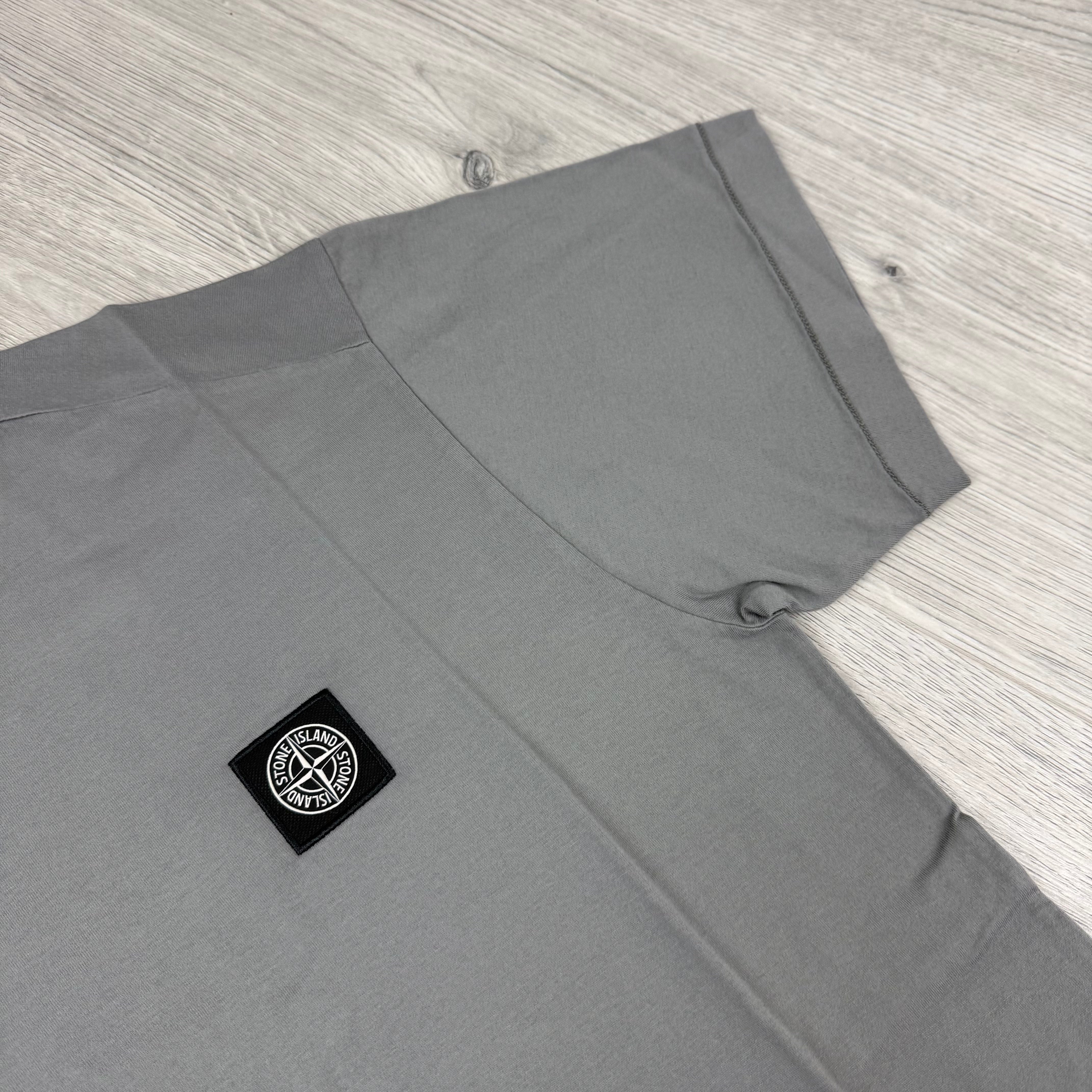 Stone Island Patch T-Shirt - Cement