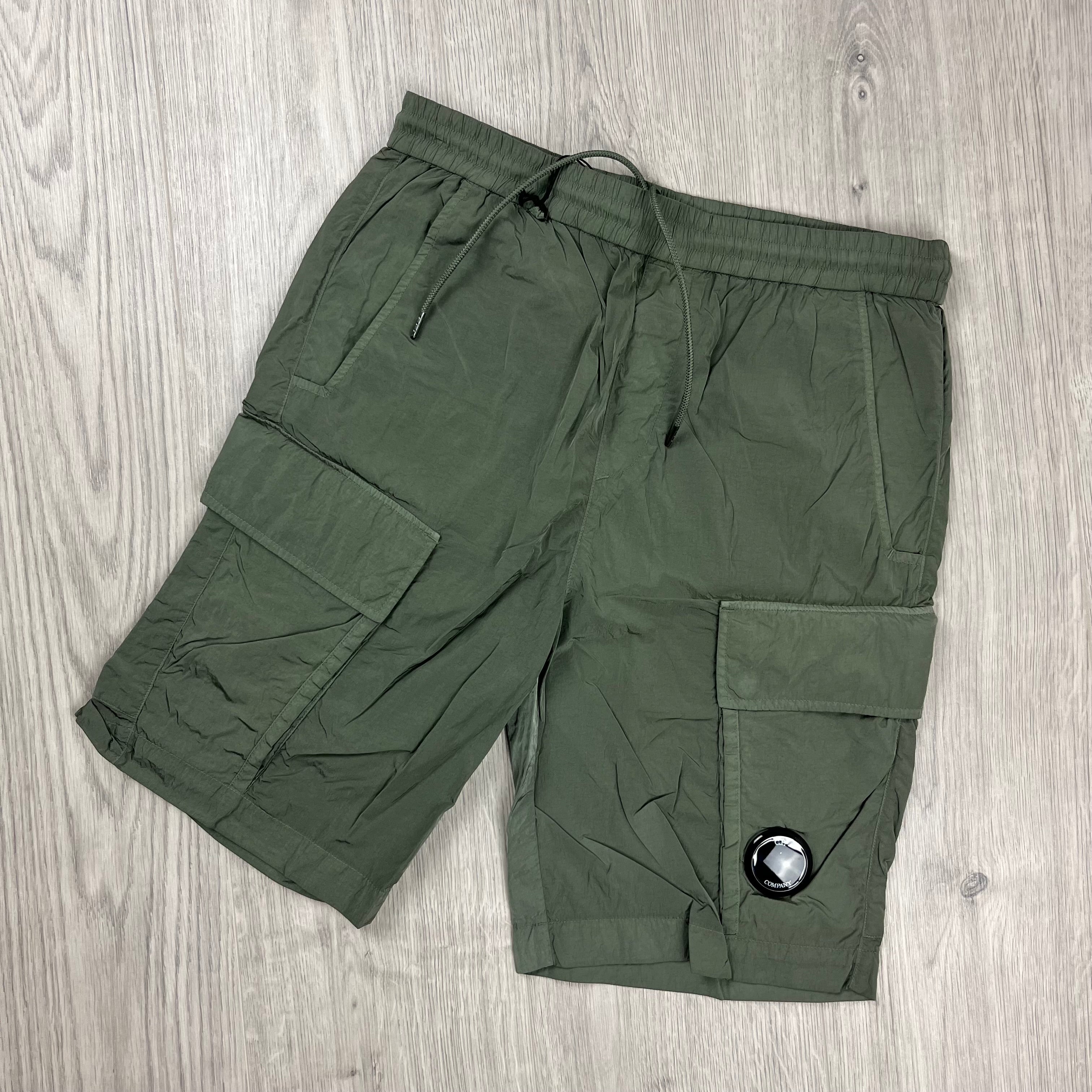 CP Company Cargo Shorts - Agave Green