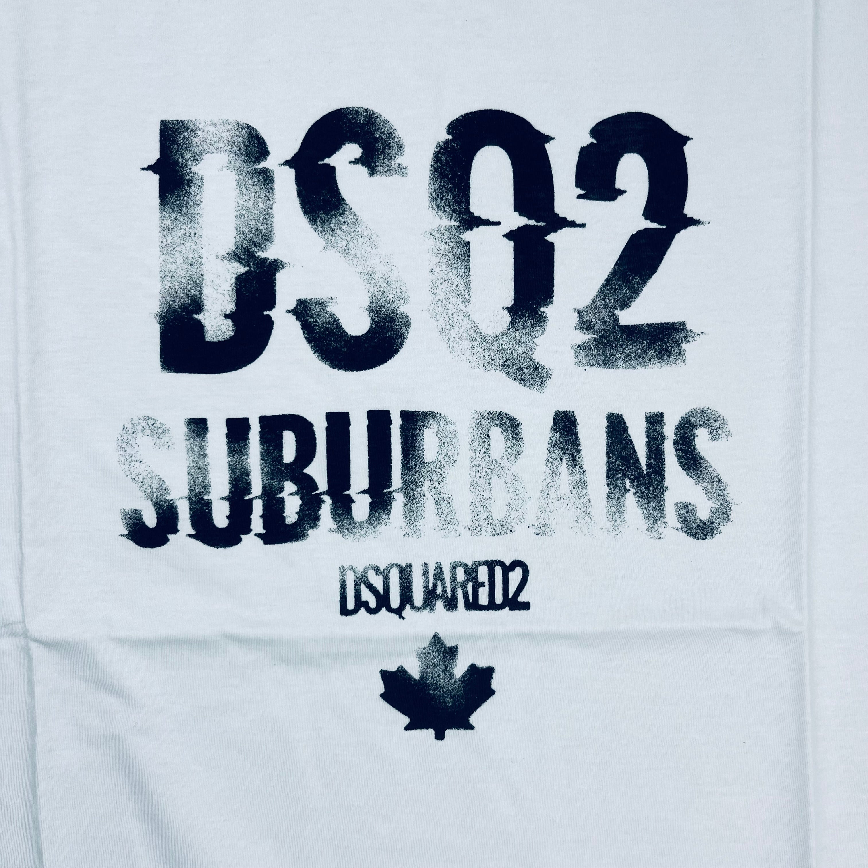 DSQUARED2 Suburbans T-Shirt in White. On sale at Open Attire.