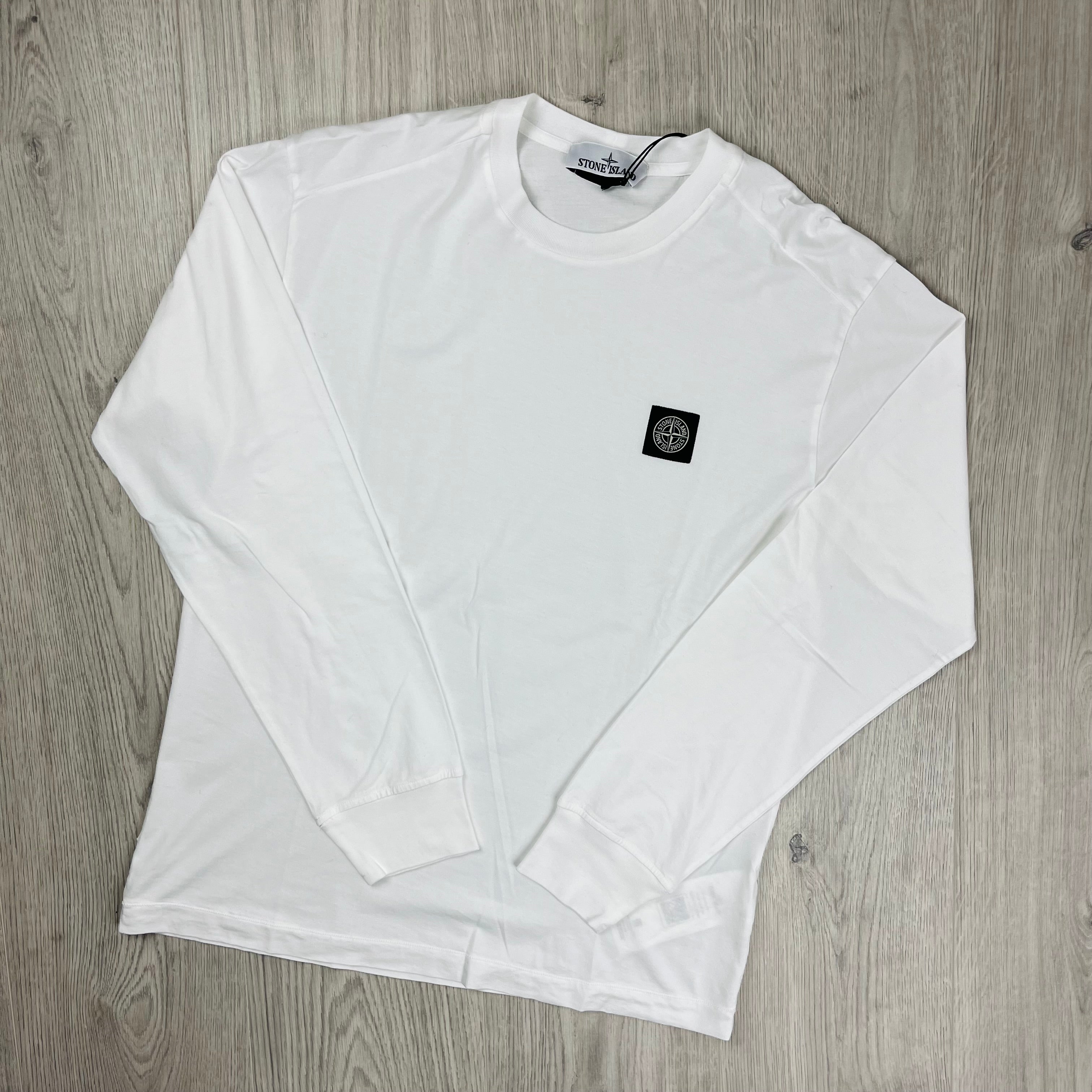 Stone Island Long Sleeve T-Shirt - White