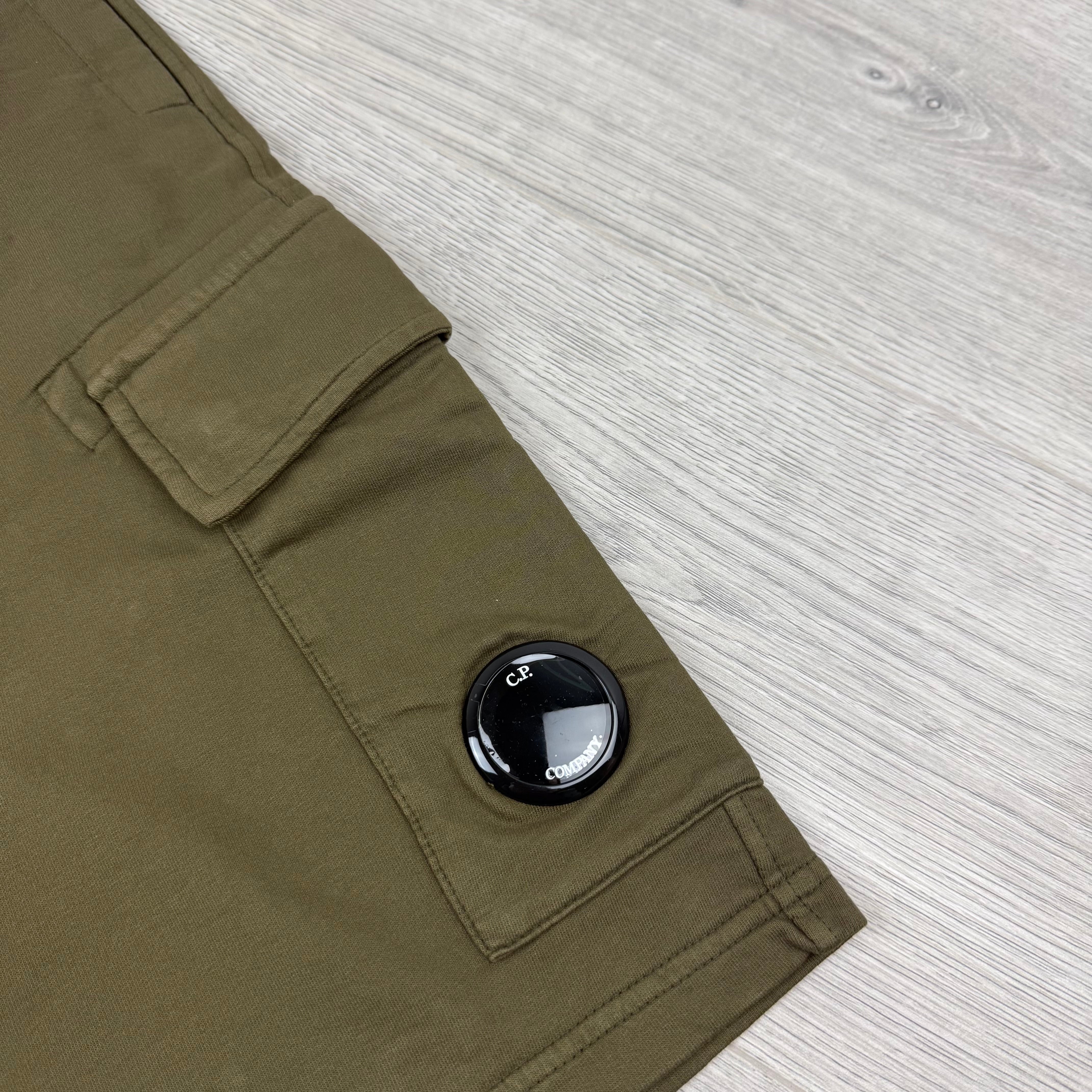 CP Company Jersey Shorts - Ivy Green