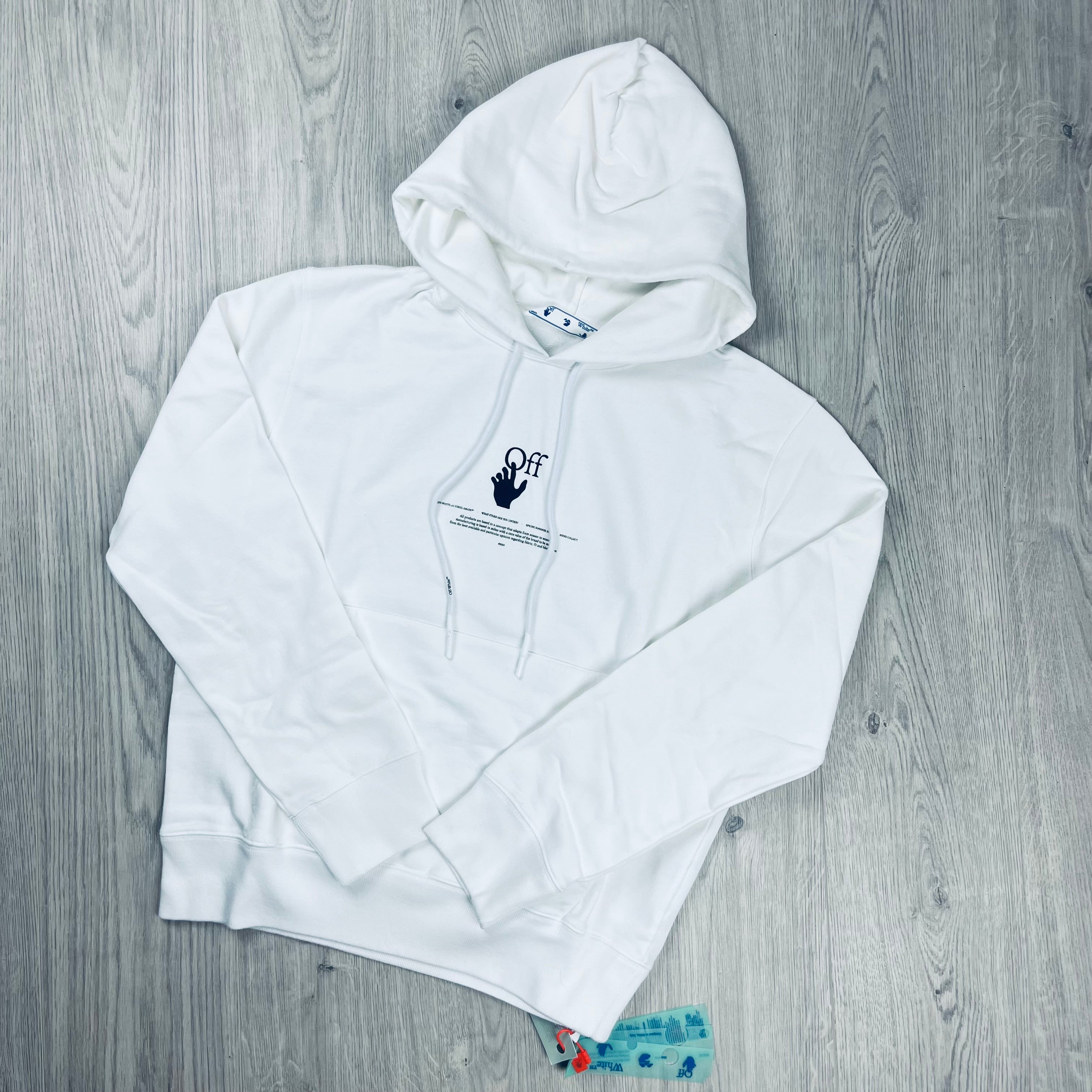 Off-White High Rise Hoodie - White