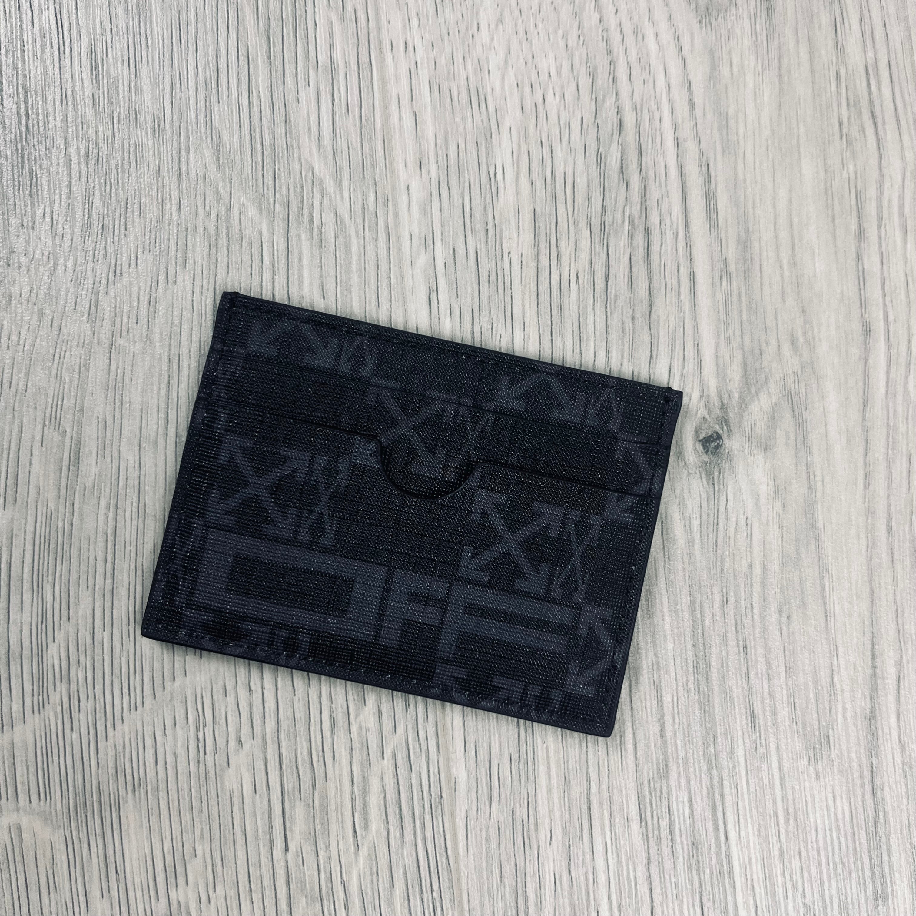 Off-White Monogram Cardholder in Black. On sale at Open Attire.