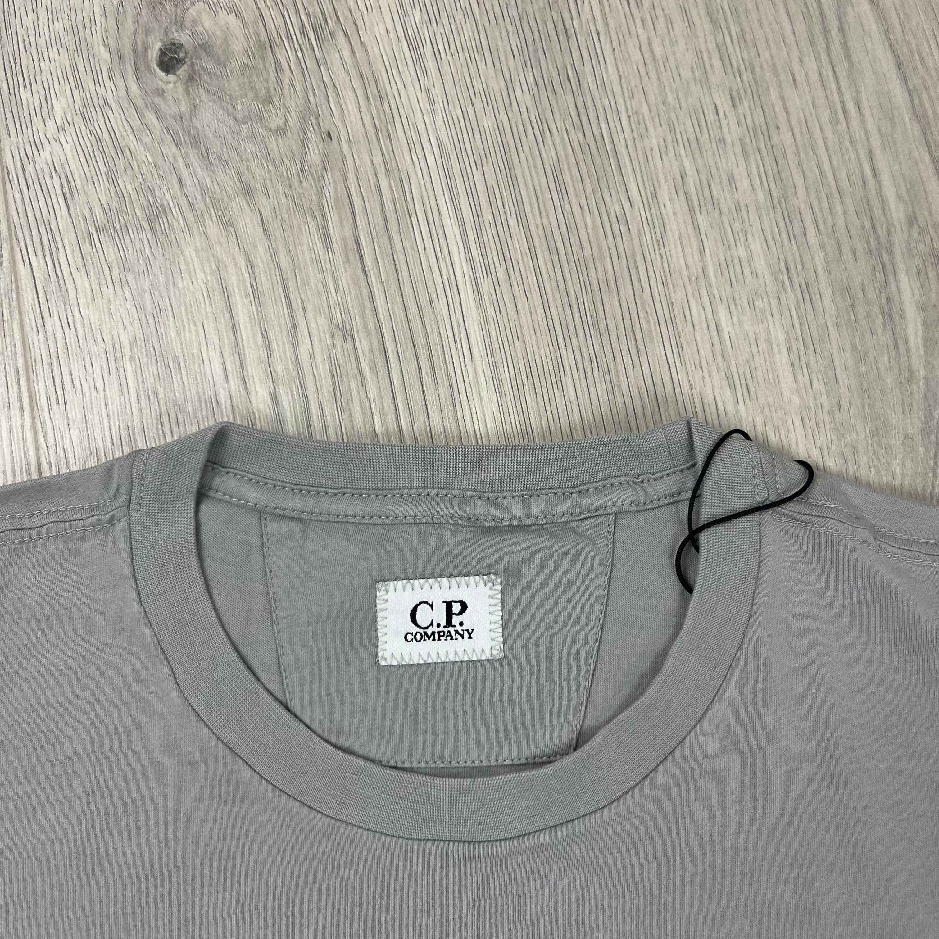 CP Company Stamp T-Shirt - Drizzle