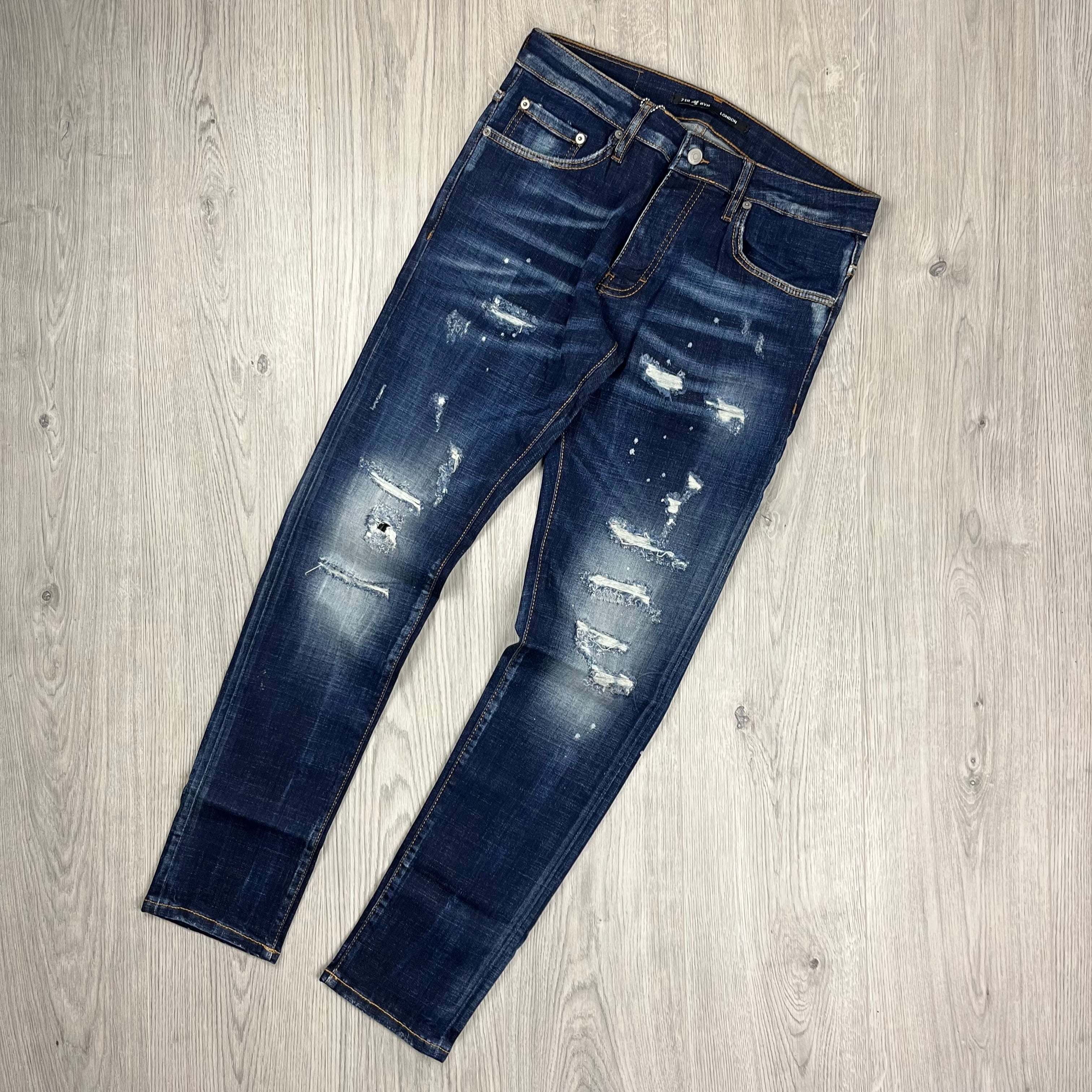 7TH HVN Slim Jeans - Blue