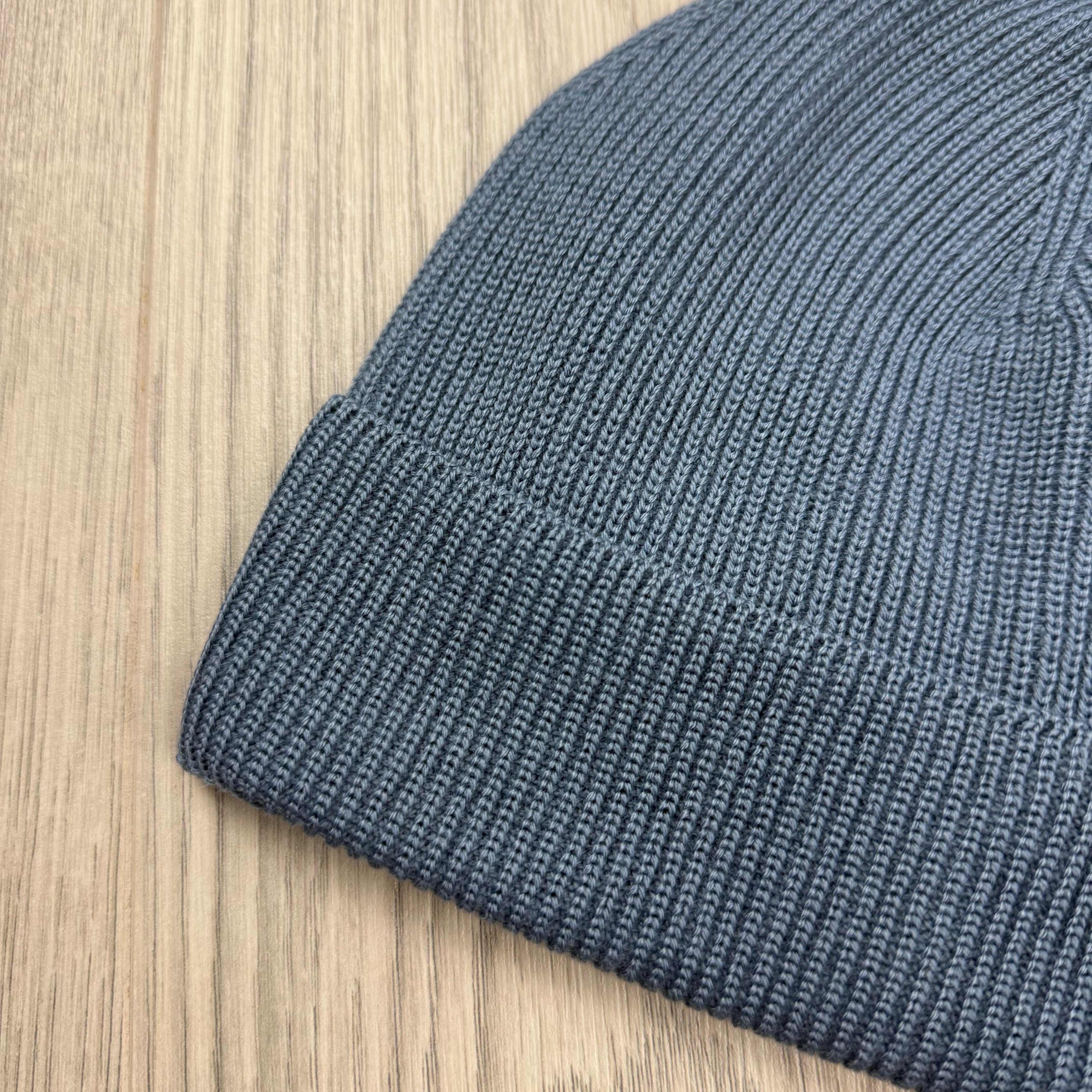 CP Company Lens Beanie - Flint Stone