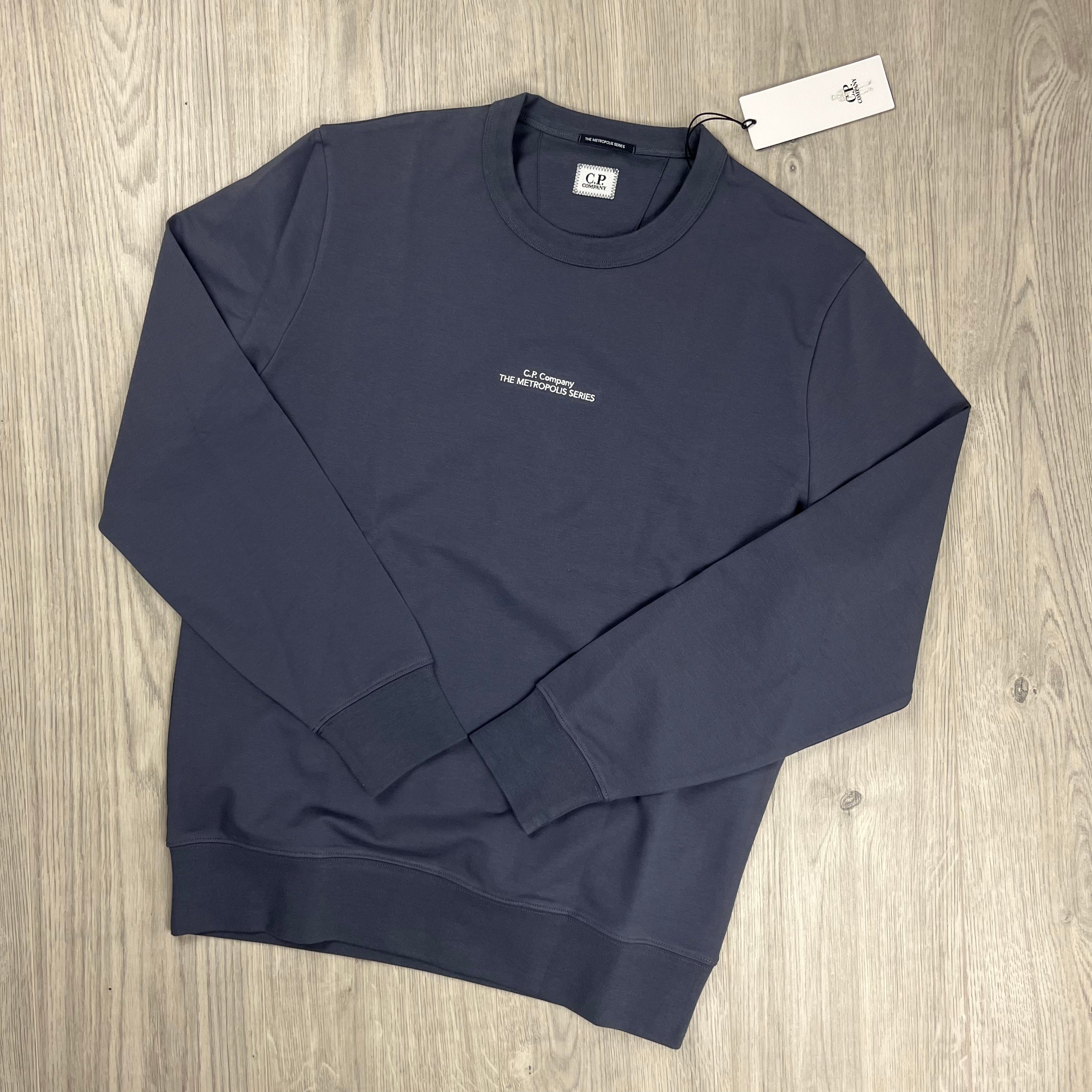 CP Company Metropolis Sweatshirt - Ombre Blue