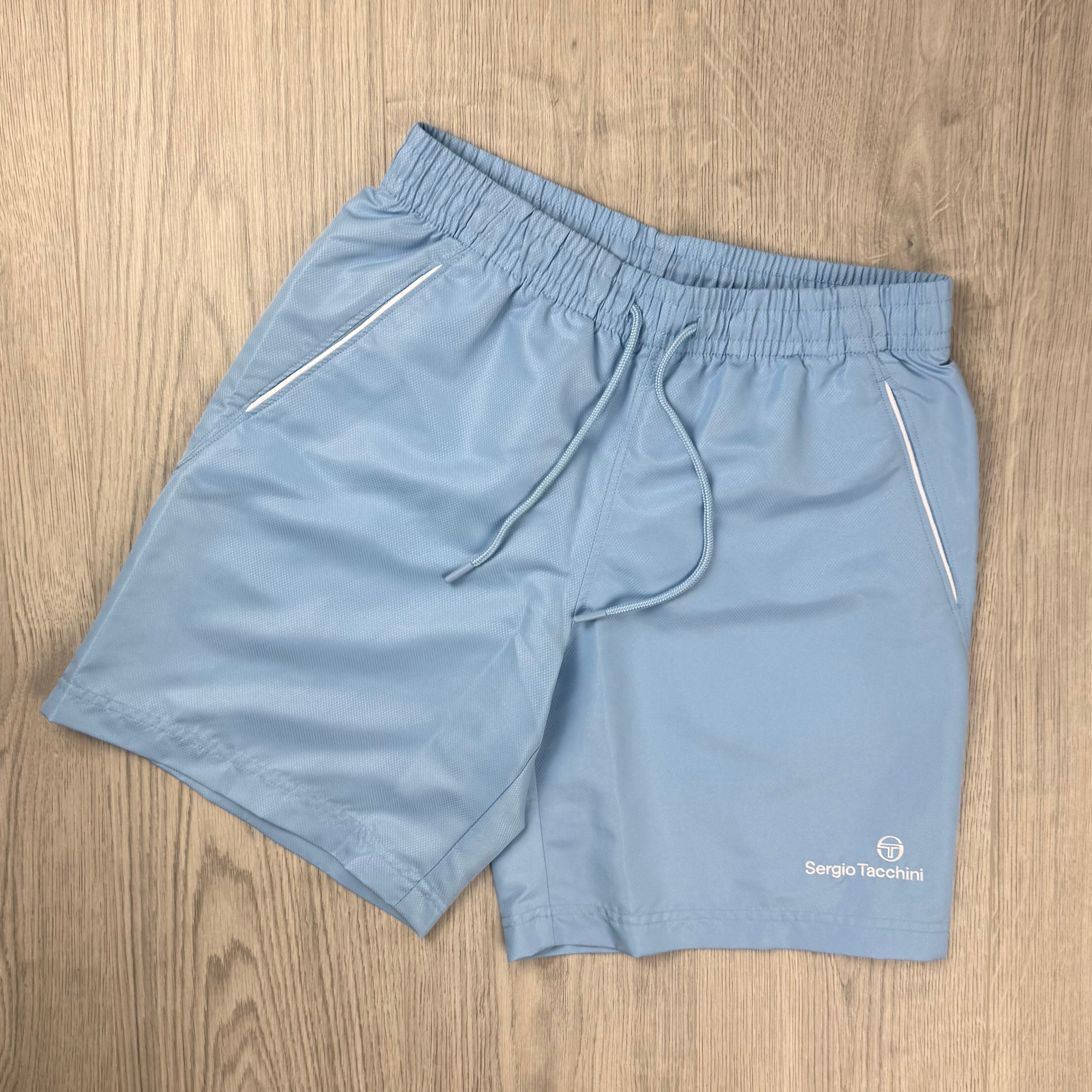 Sergio Tacchini 'Rob 021' Jersey Shorts - Bluebell
