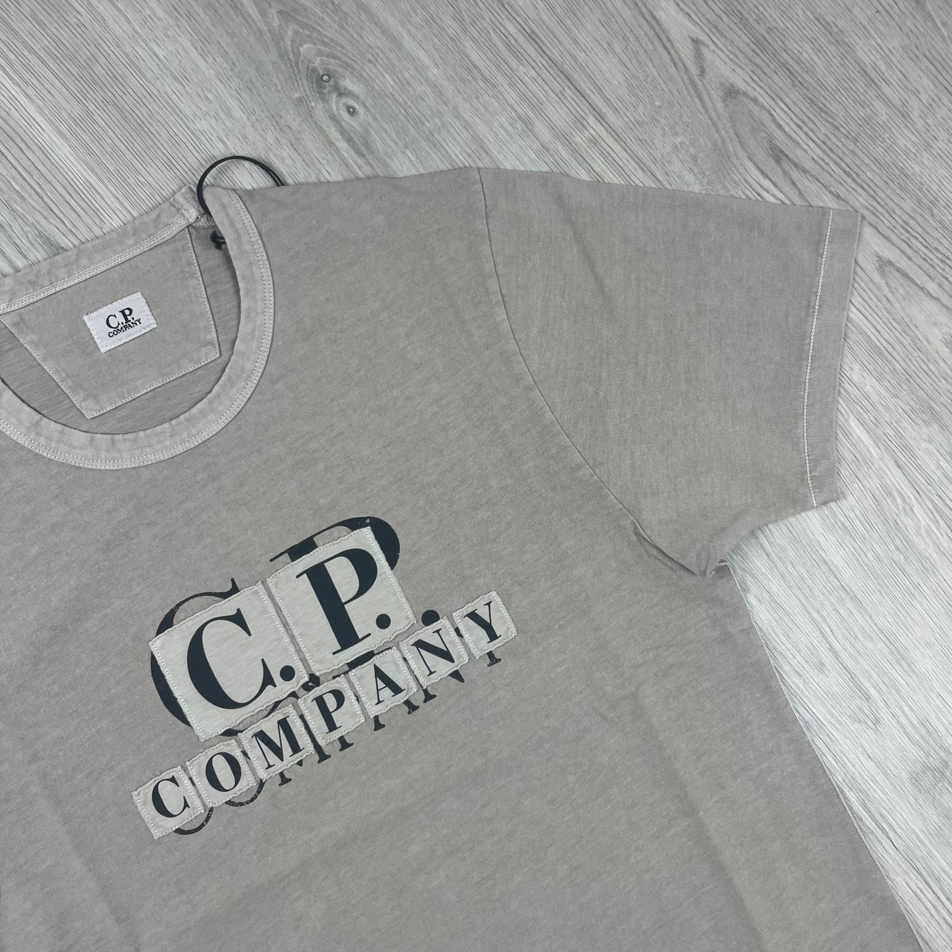 CP Company Patch T-Shirt - Flint