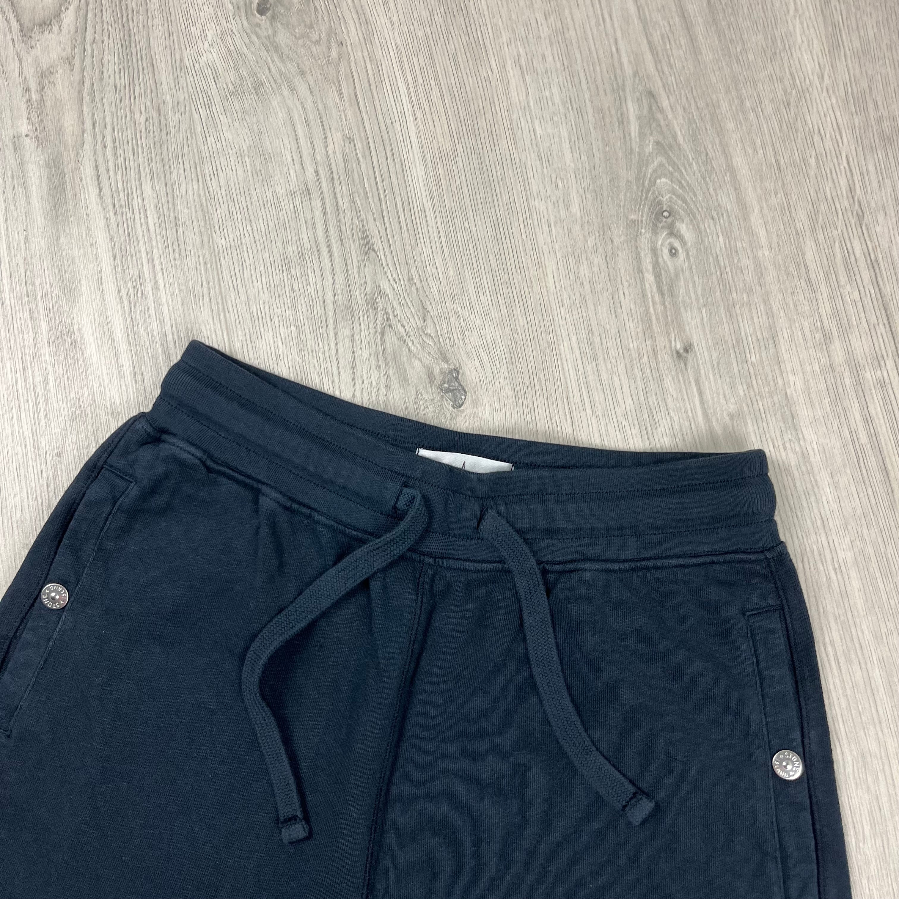 Stone Island Dyed Jersey Shorts - Navy