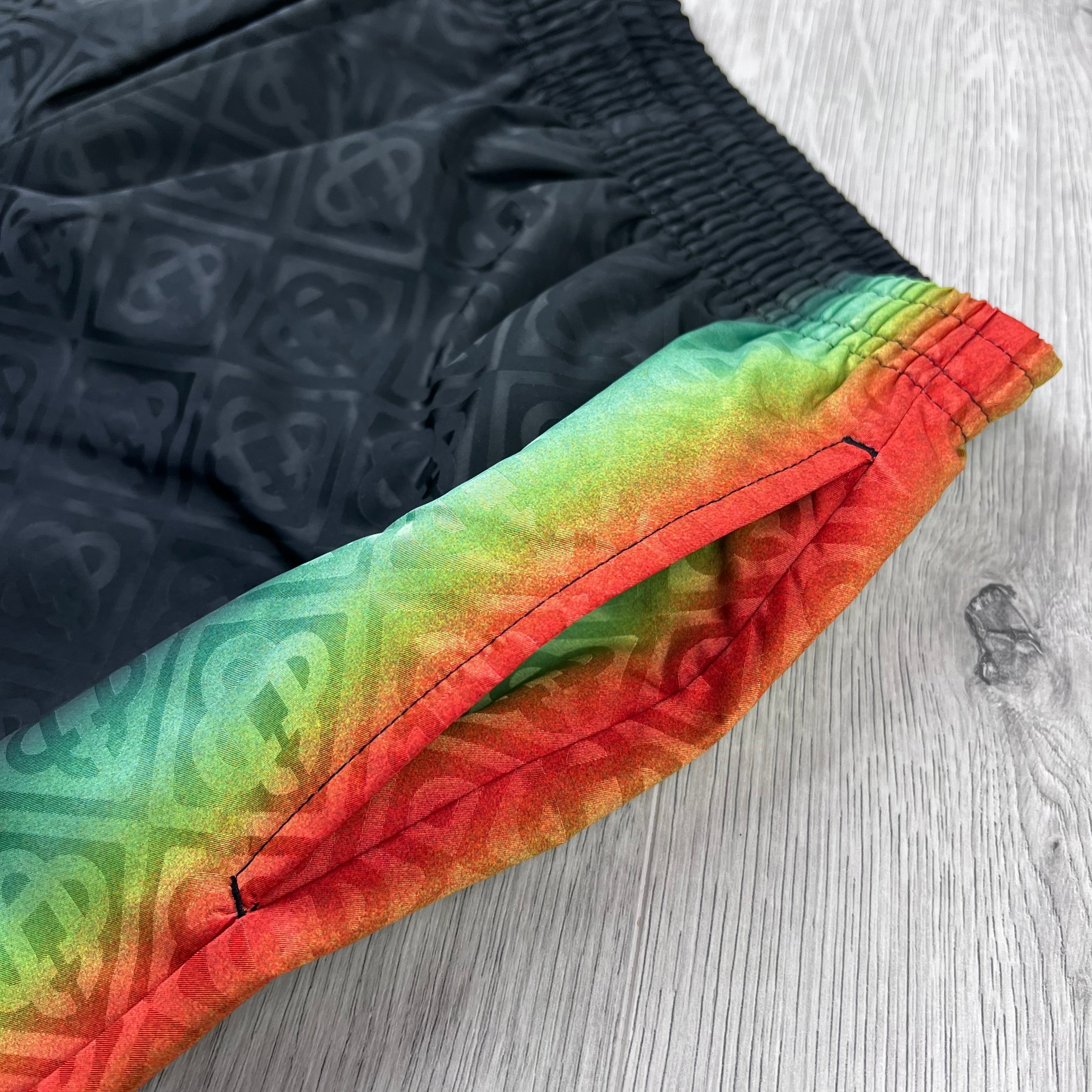 Casablanca 'Melting' Swim Shorts - Black