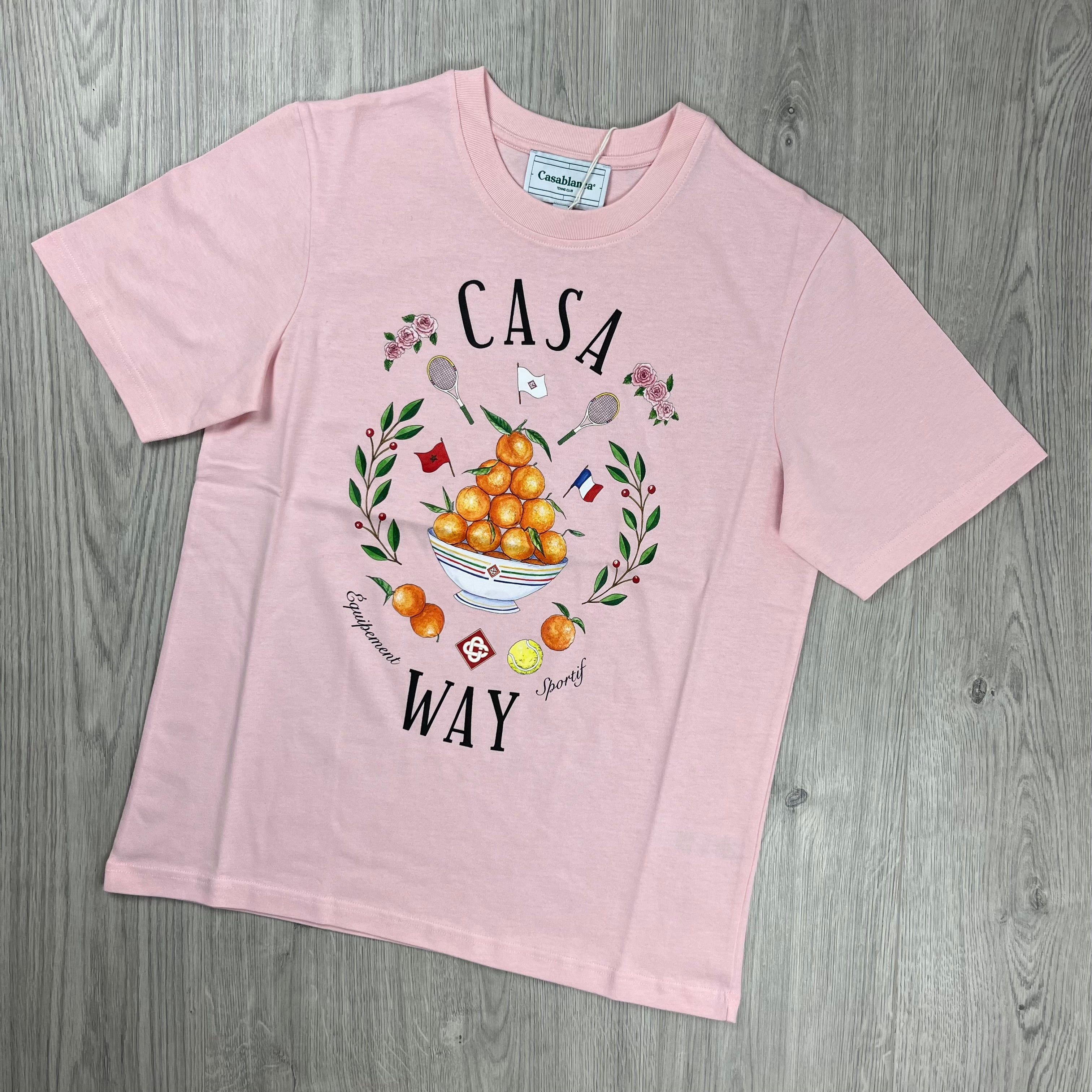 Casablanca Graphic T-Shirt - Pink